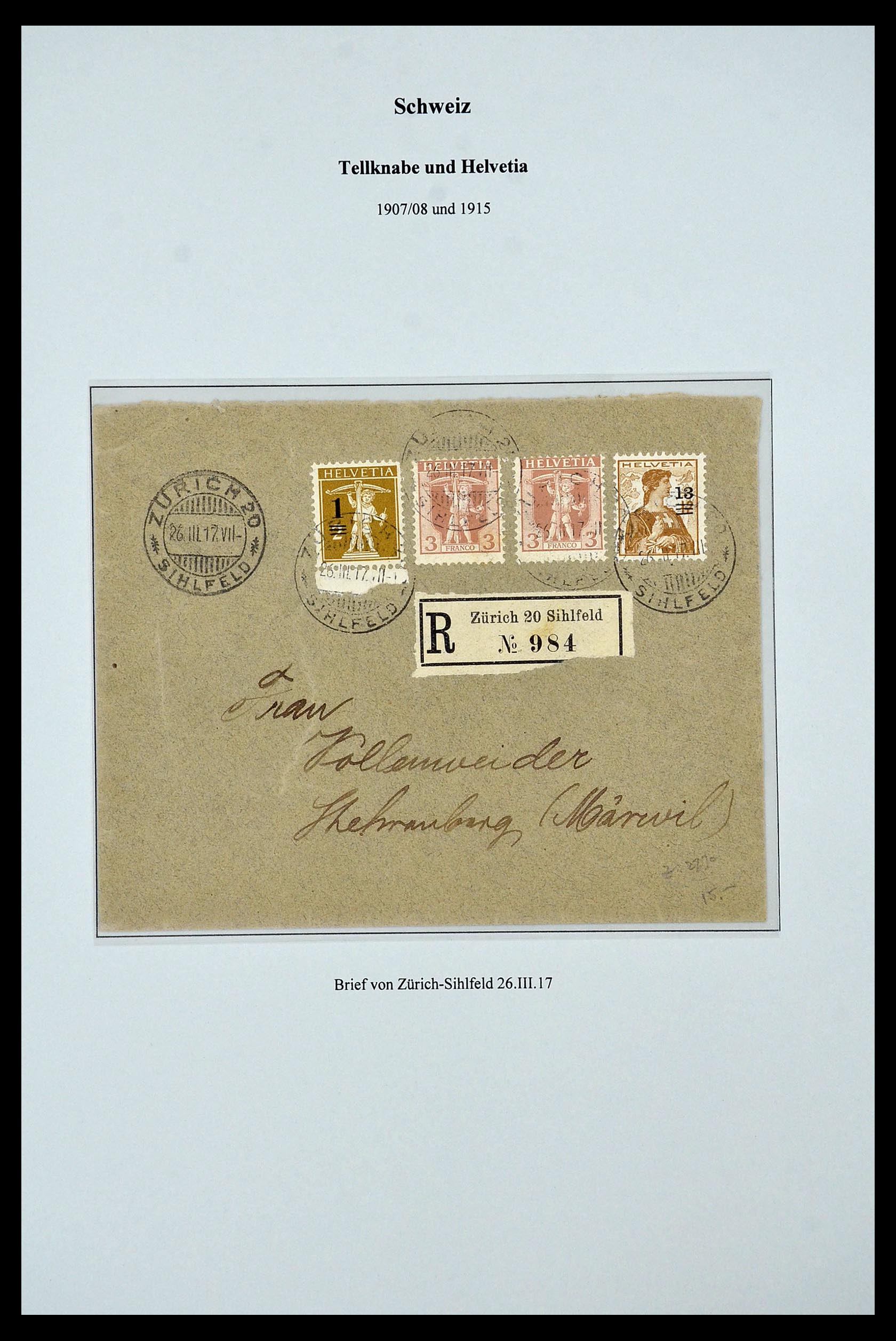 34244 065 - Postzegelverzameling 34244 Zwitserland 1822(!)-1989.