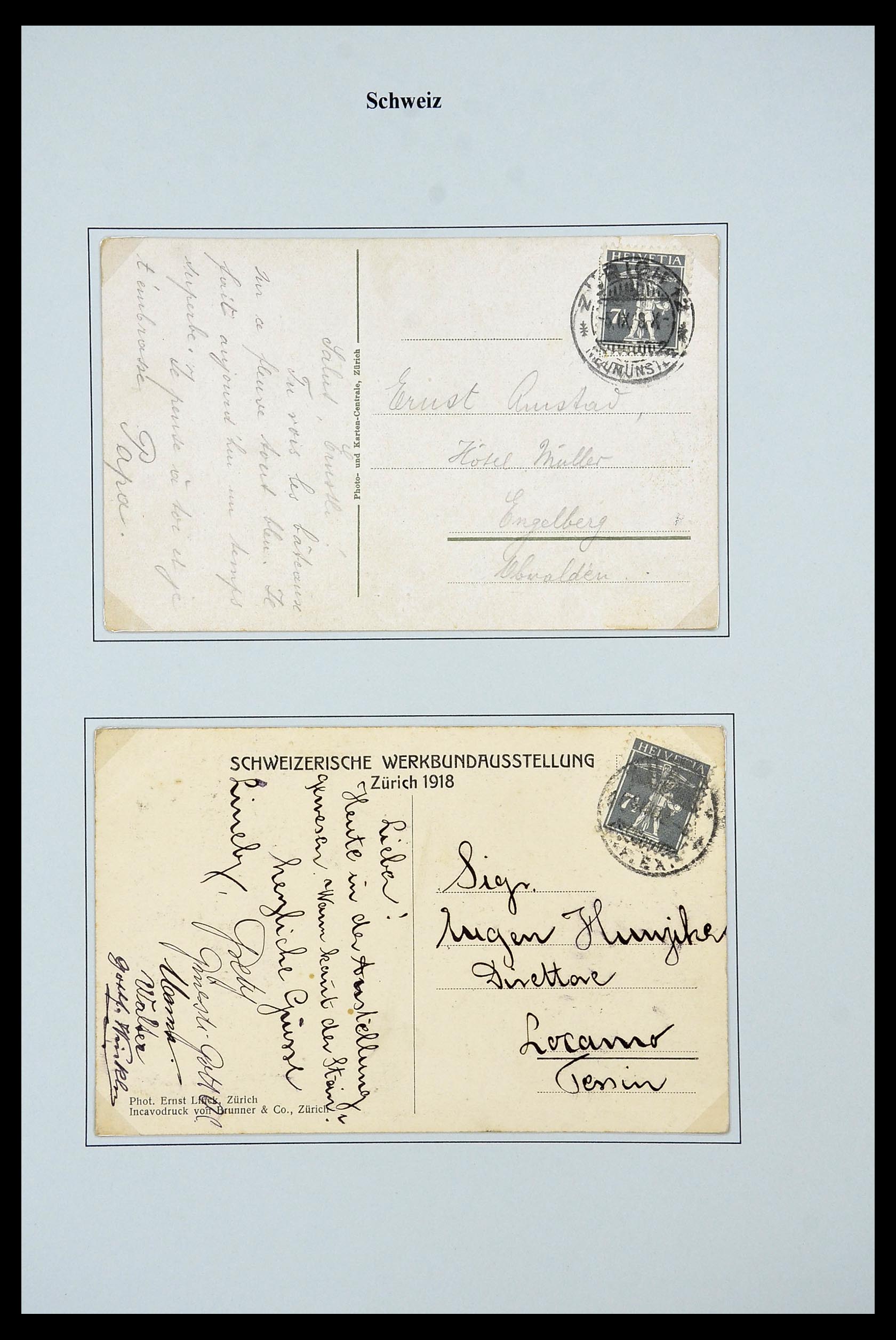 34244 066 - Postzegelverzameling 34244 Zwitserland 1822(!)-1989.