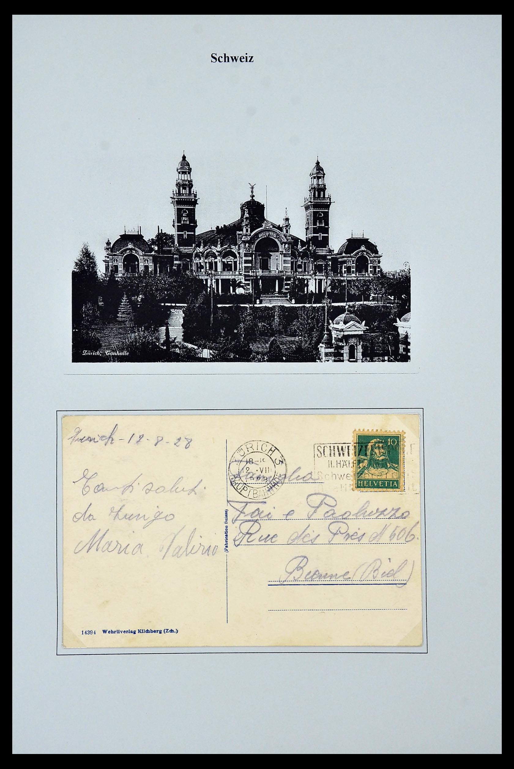 34244 073 - Postzegelverzameling 34244 Zwitserland 1822(!)-1989.