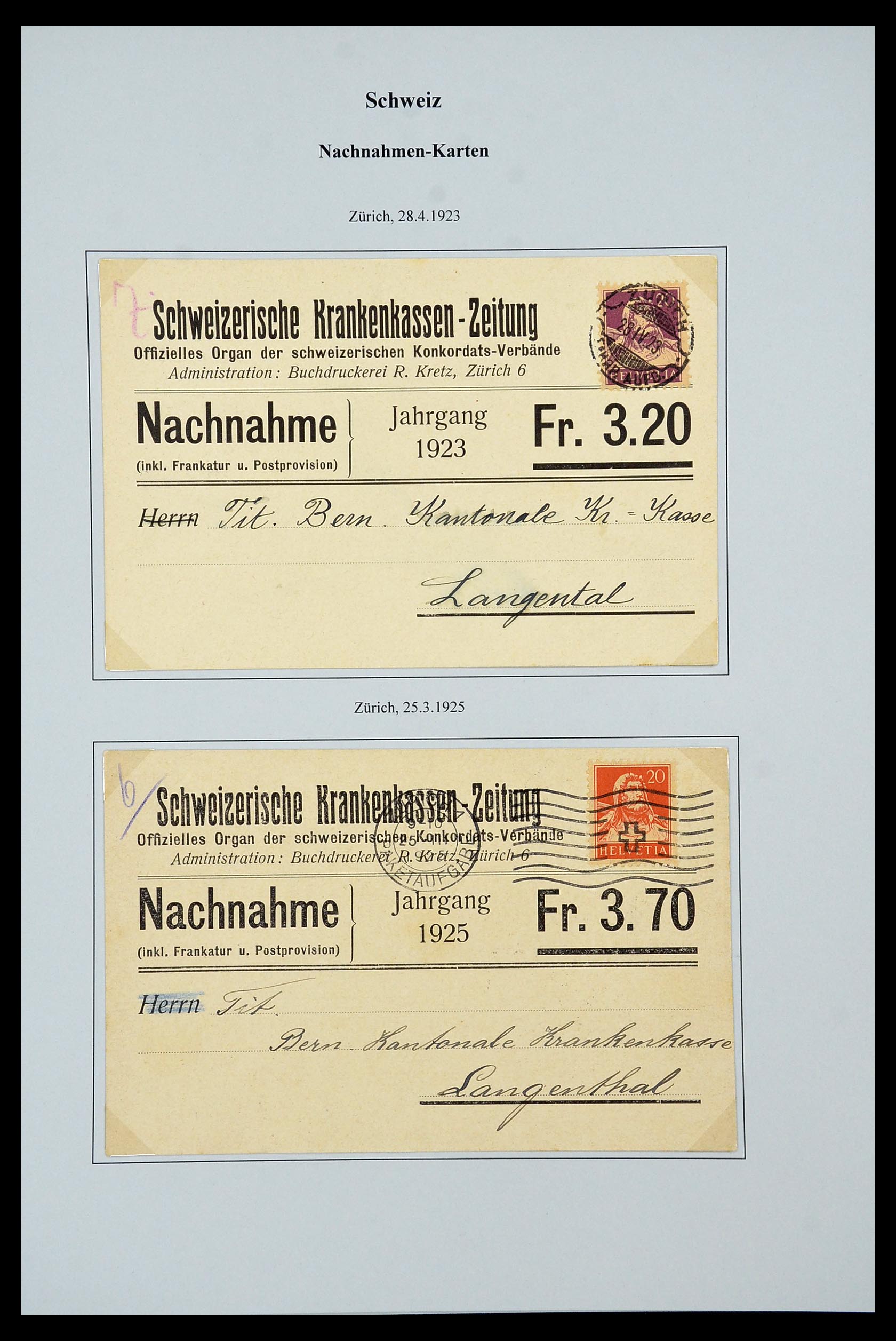 34244 079 - Stamp collection 34244 Switzerland 1822(!)-1989.