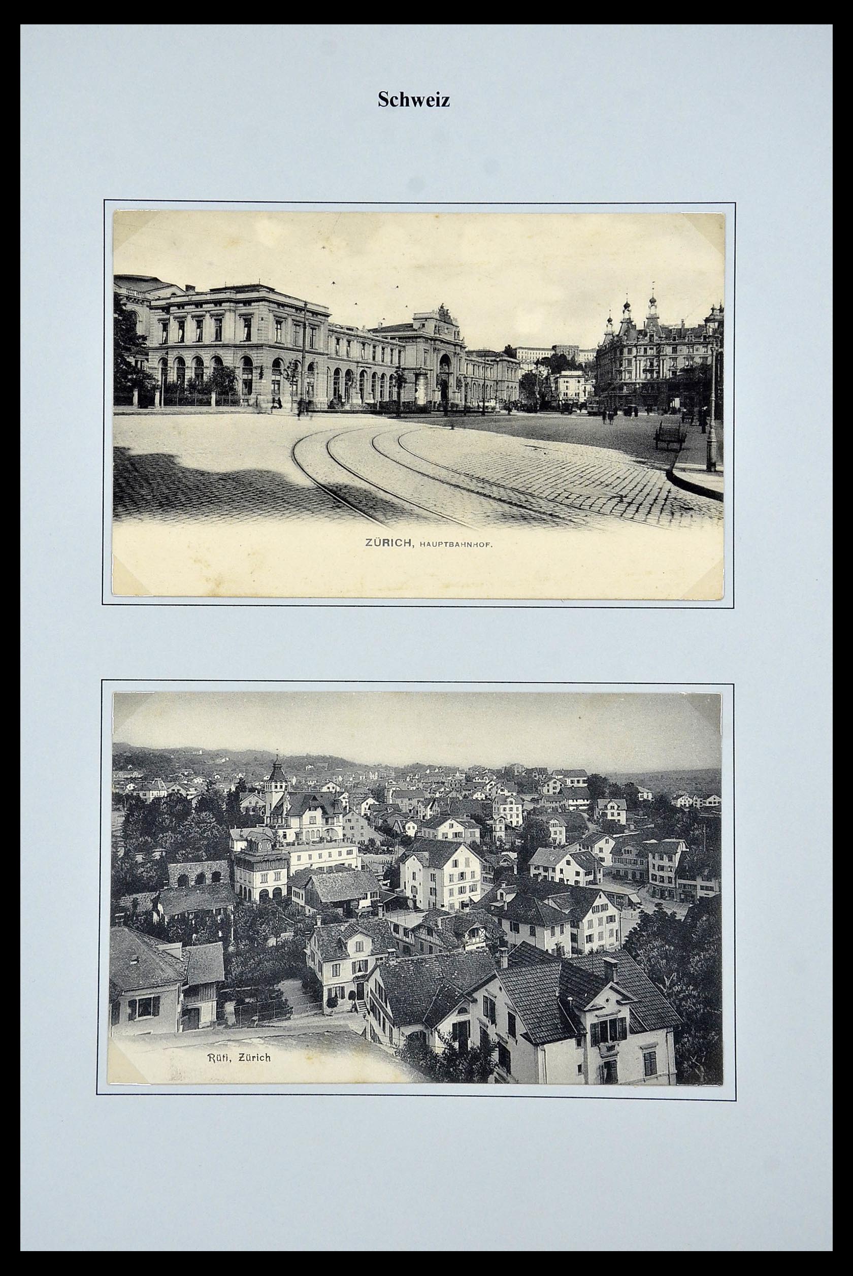 34244 084 - Postzegelverzameling 34244 Zwitserland 1822(!)-1989.