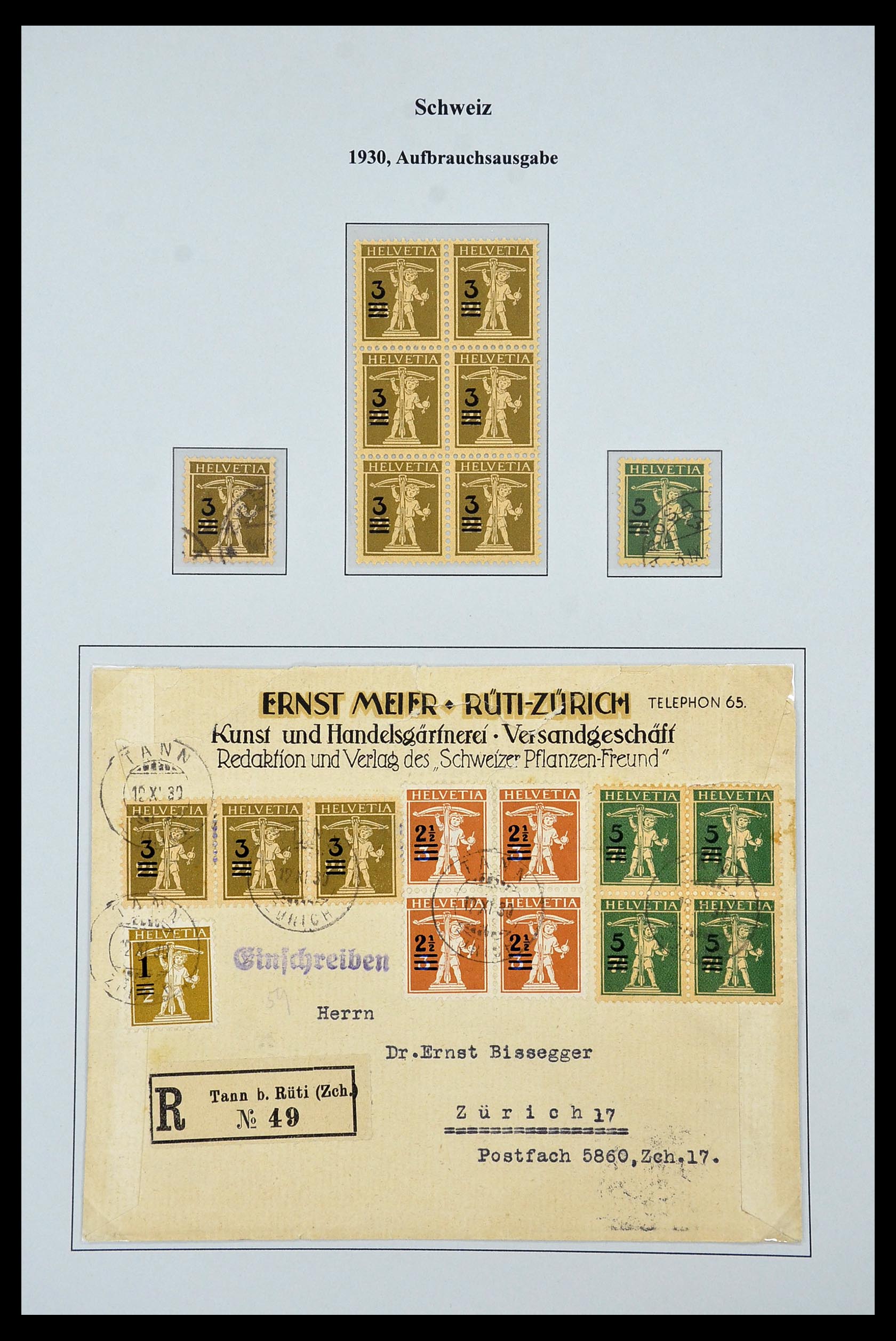 34244 085 - Postzegelverzameling 34244 Zwitserland 1822(!)-1989.