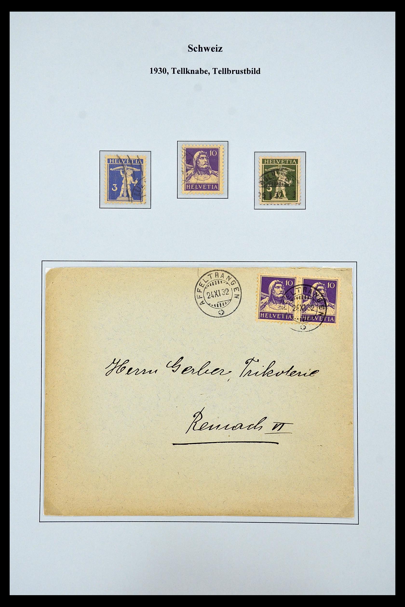 34244 086 - Postzegelverzameling 34244 Zwitserland 1822(!)-1989.
