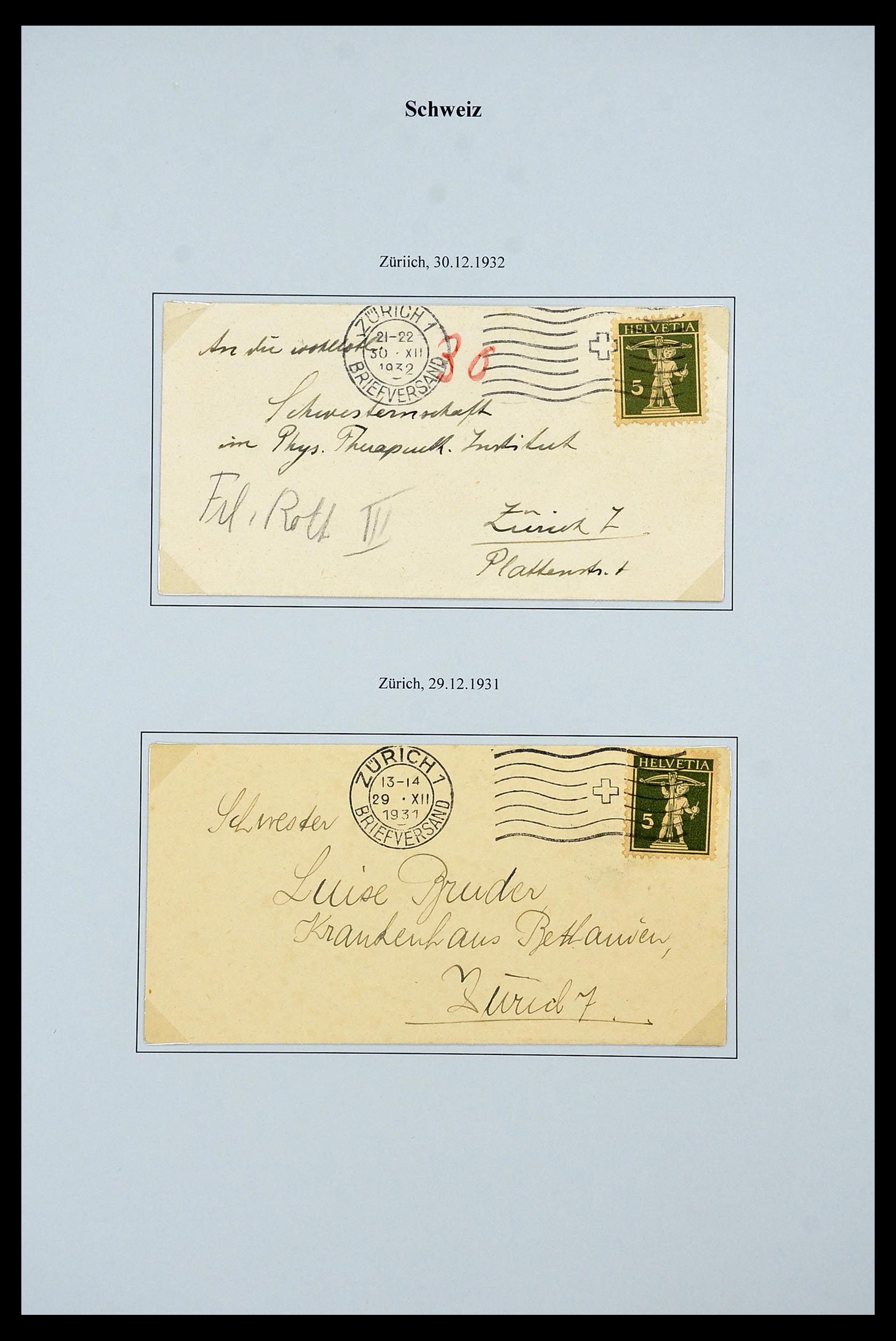 34244 087 - Postzegelverzameling 34244 Zwitserland 1822(!)-1989.
