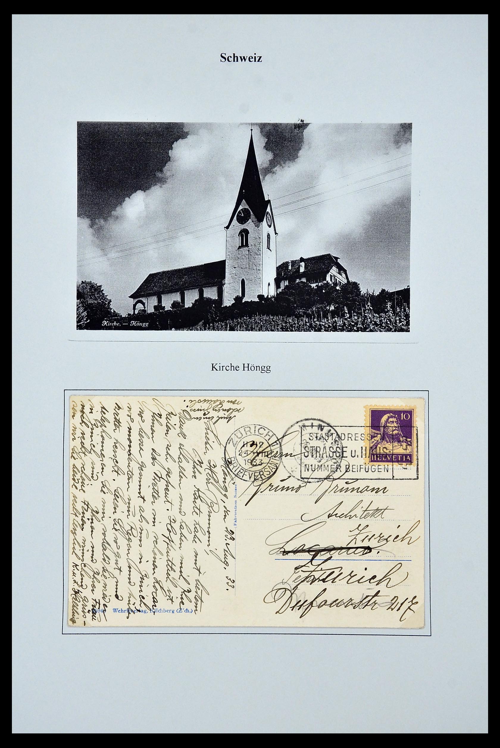 34244 089 - Stamp collection 34244 Switzerland 1822(!)-1989.