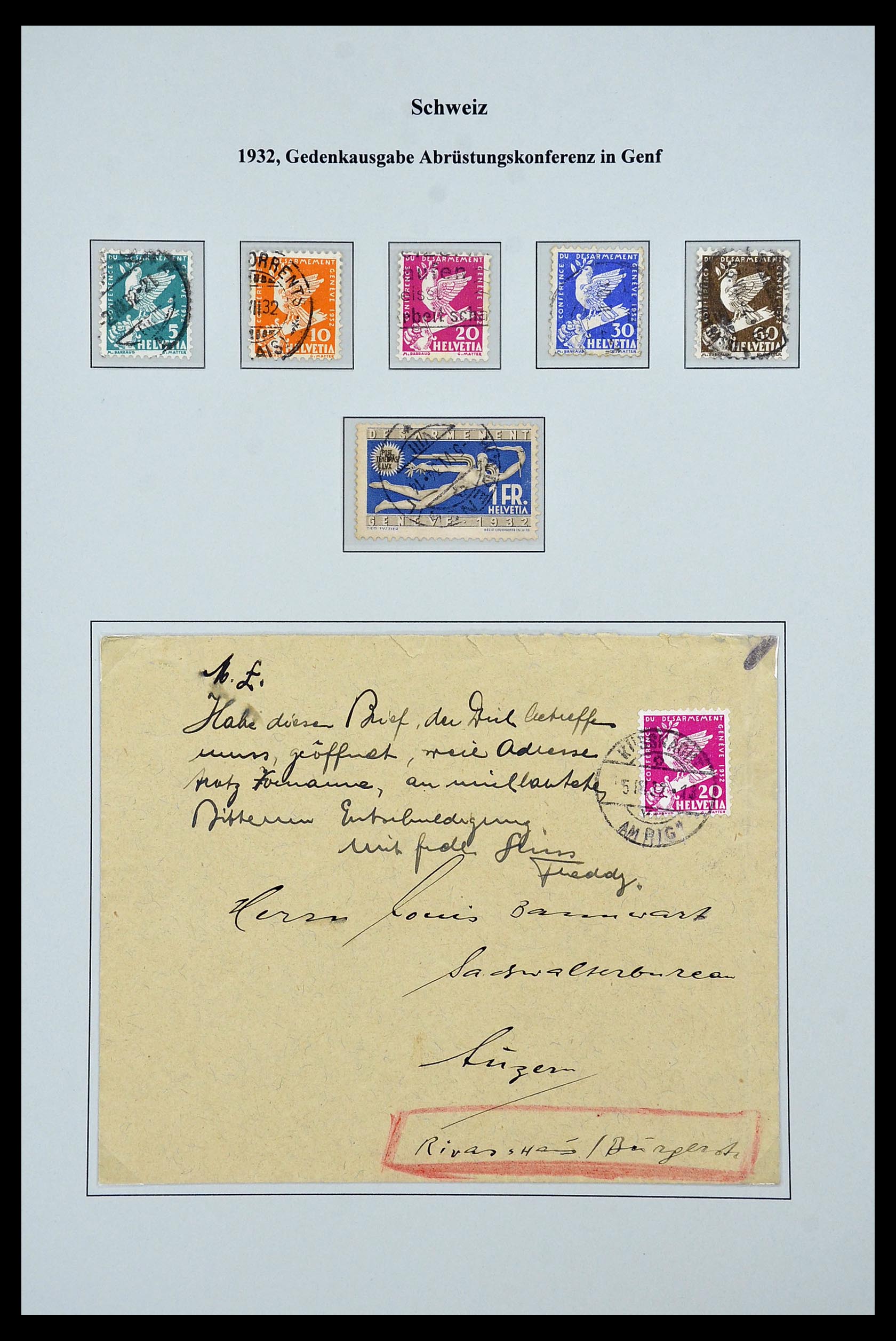 34244 091 - Stamp collection 34244 Switzerland 1822(!)-1989.