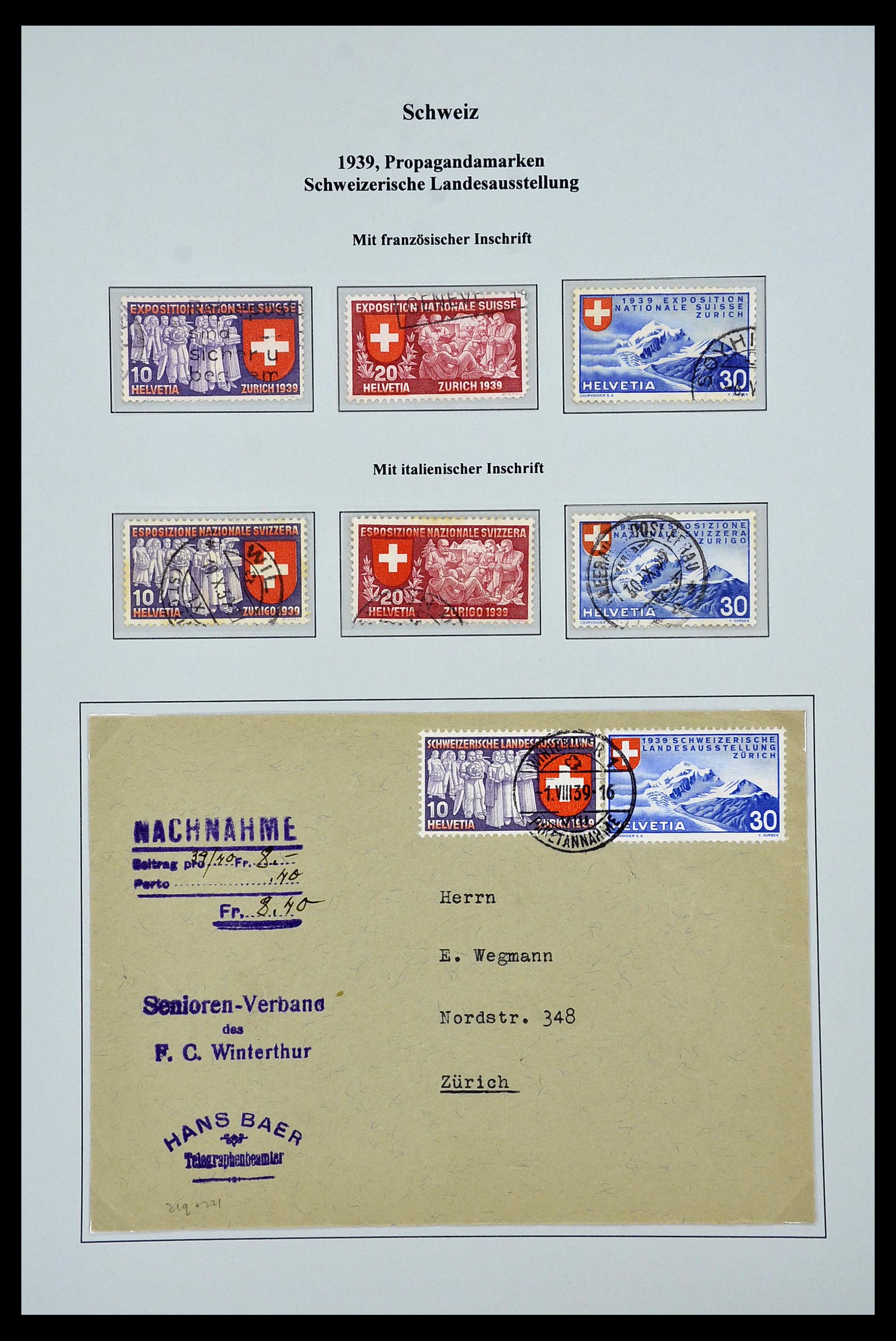34244 100 - Stamp collection 34244 Switzerland 1822(!)-1989.