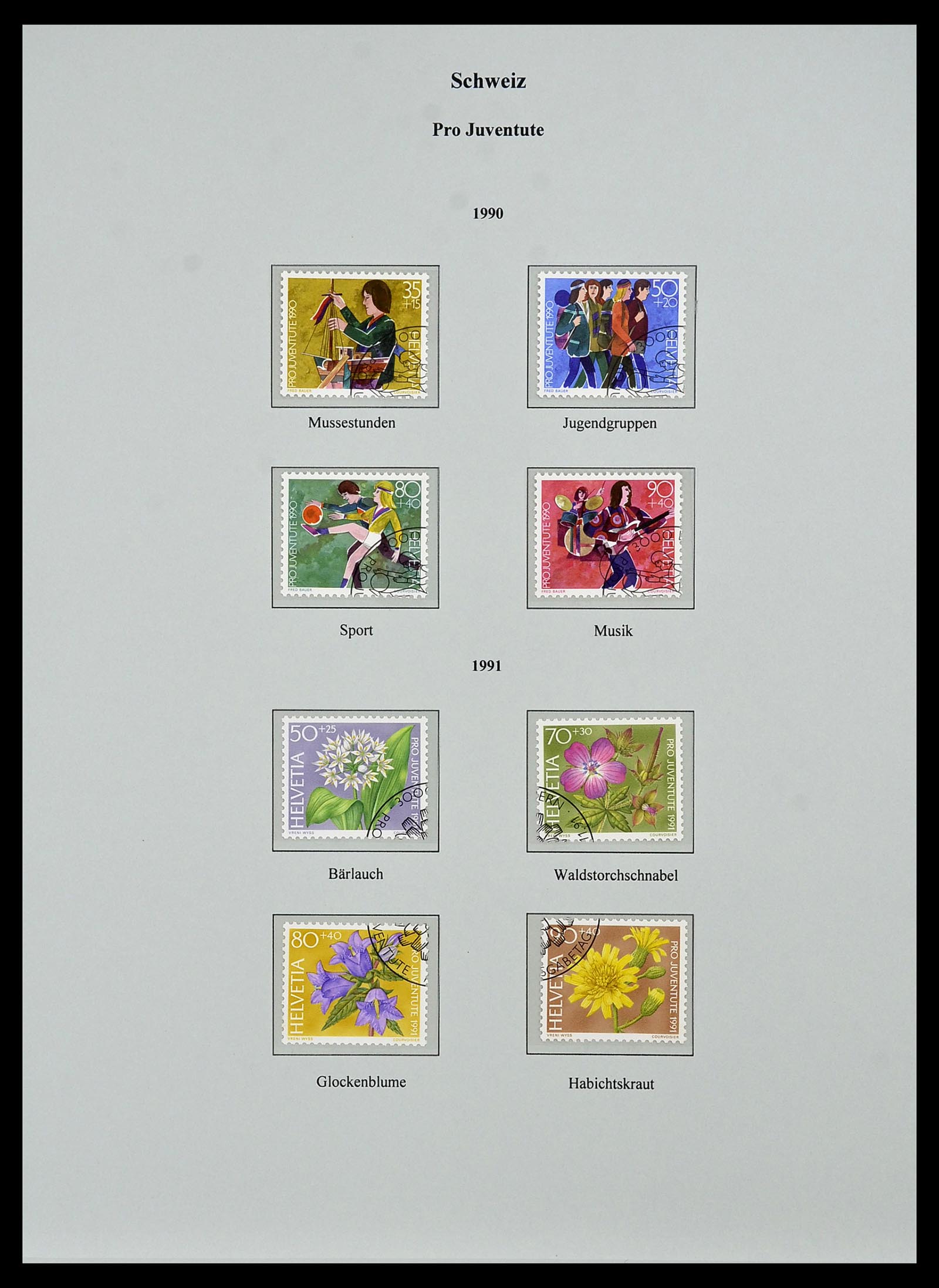 34244 421 - Stamp collection 34244 Switzerland 1822(!)-1989.