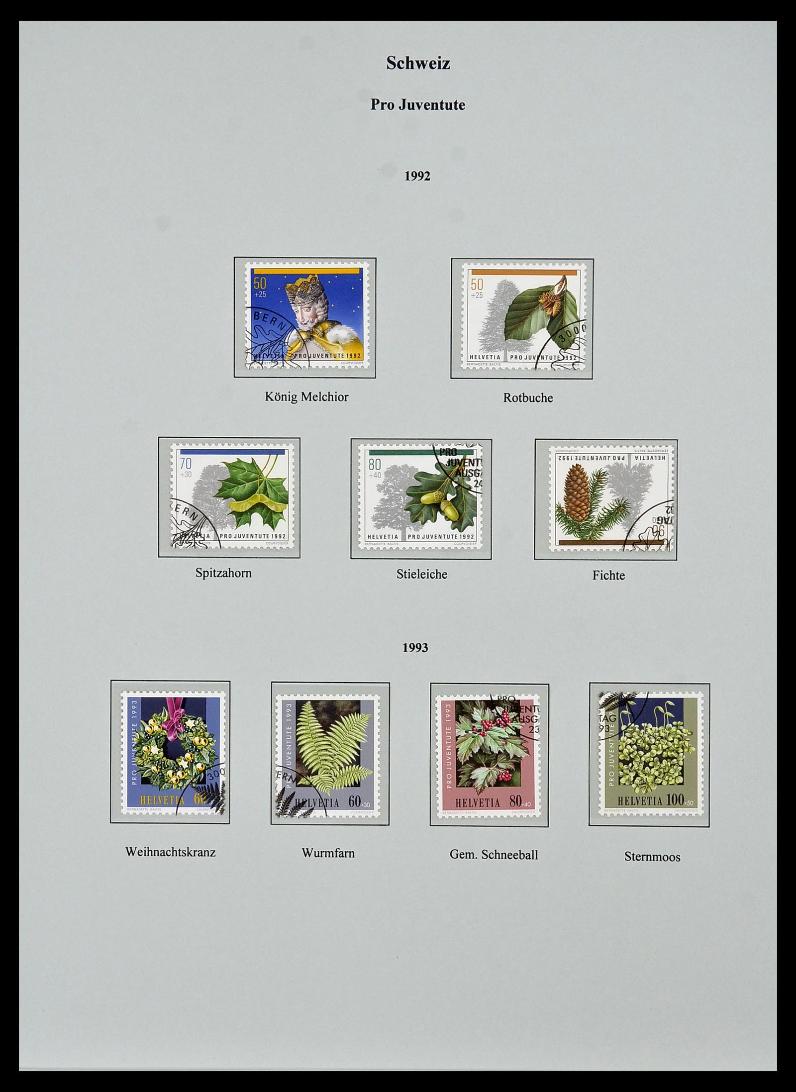 34244 422 - Stamp collection 34244 Switzerland 1822(!)-1989.