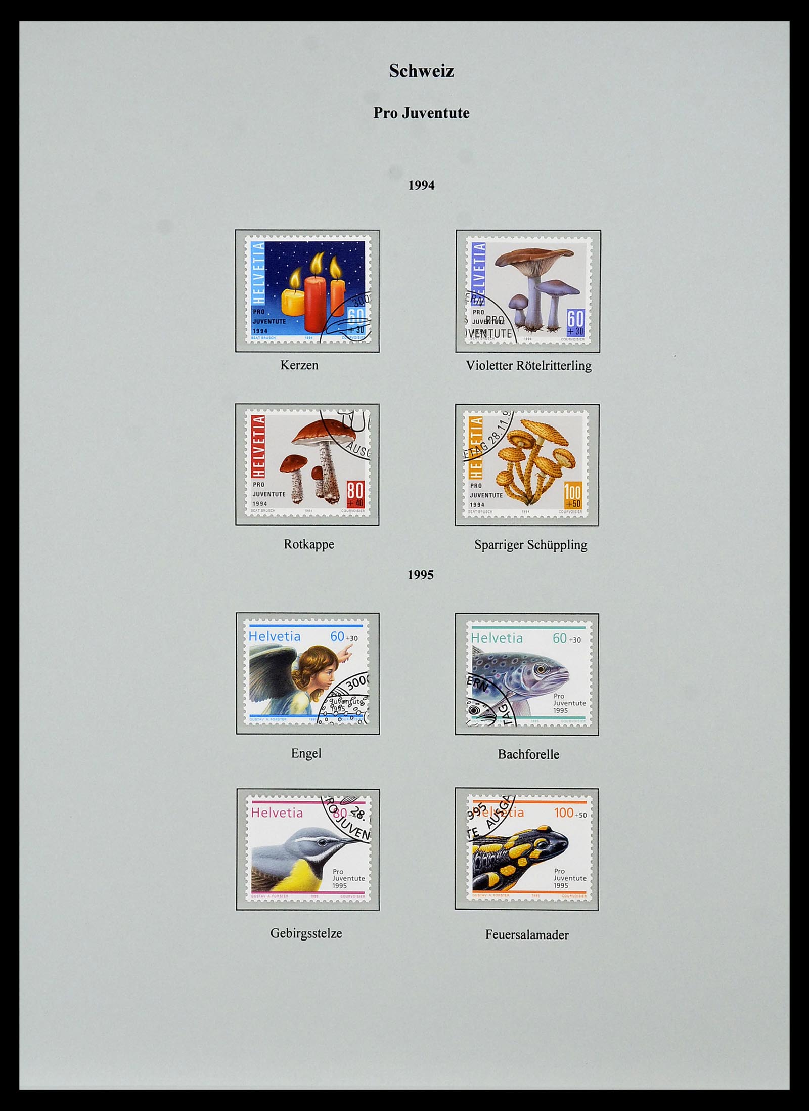 34244 423 - Stamp collection 34244 Switzerland 1822(!)-1989.