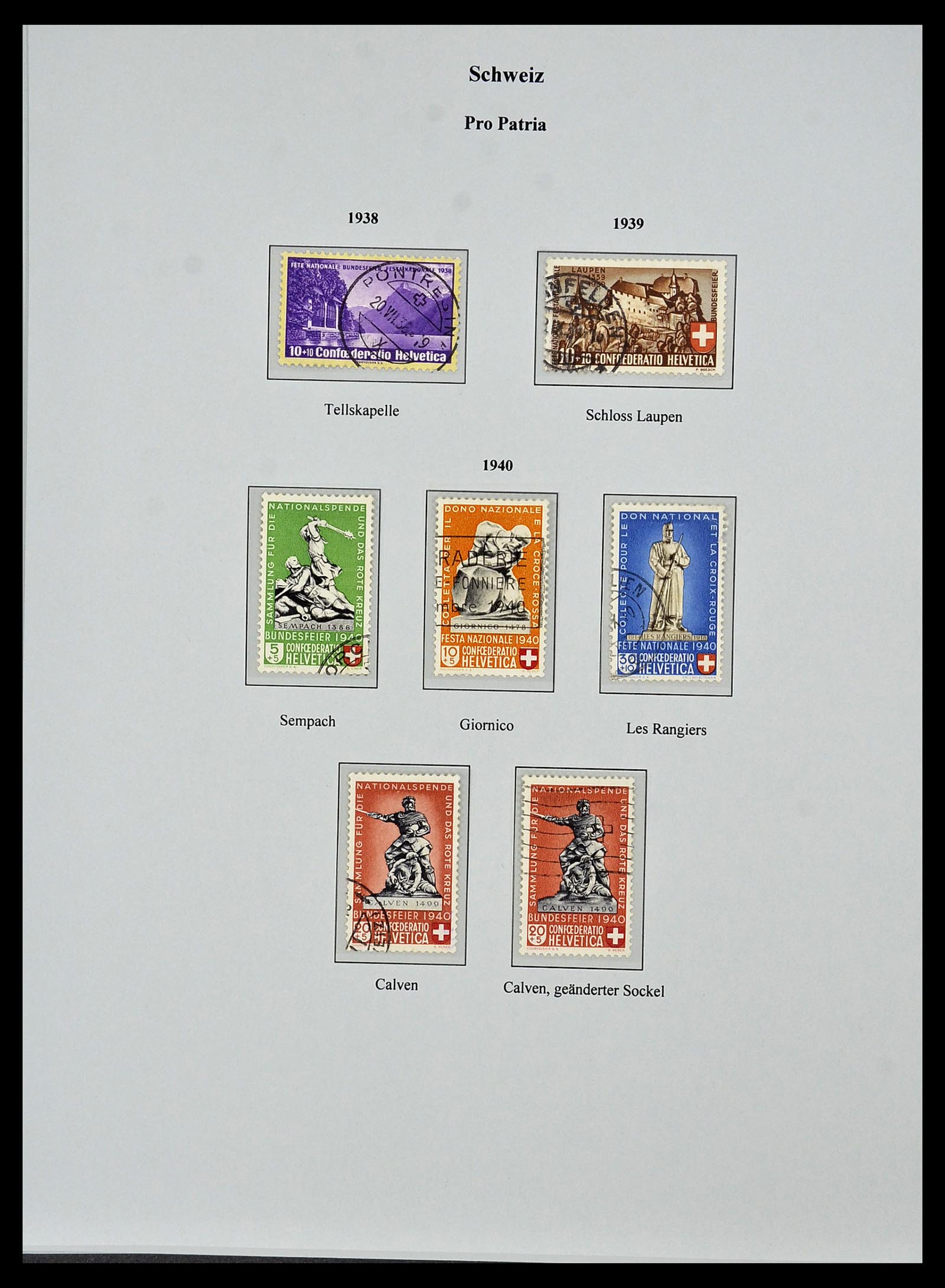 34244 428 - Postzegelverzameling 34244 Zwitserland 1822(!)-1989.