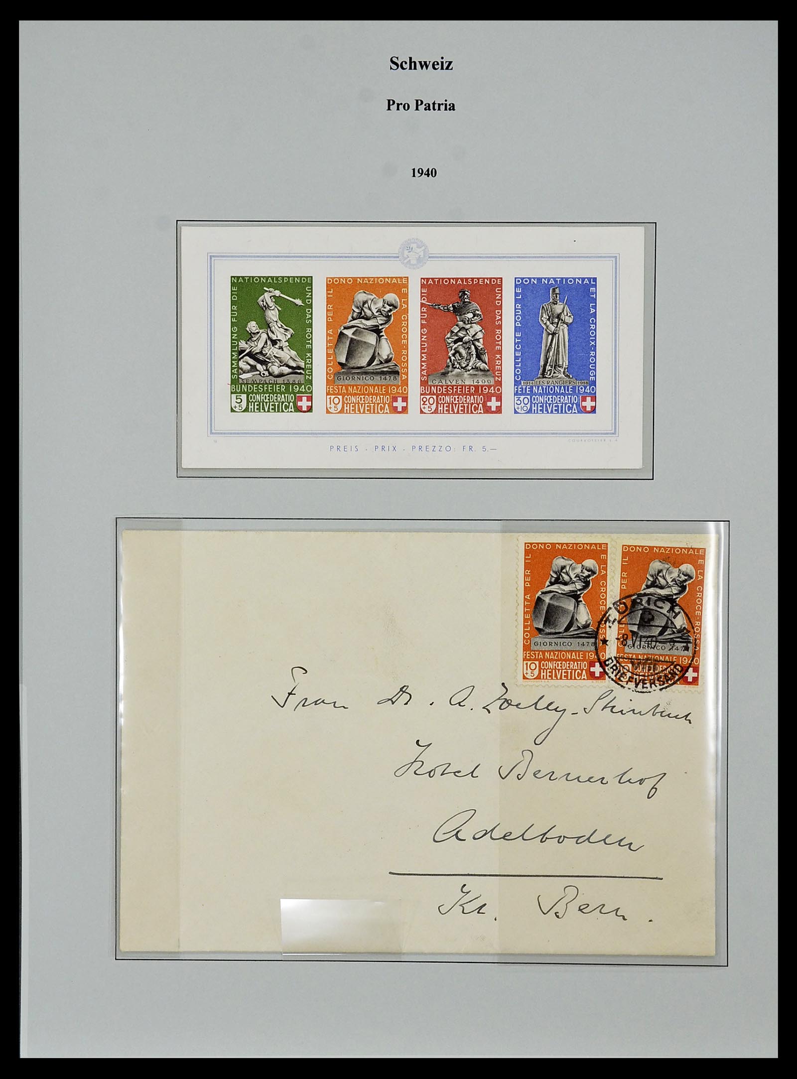34244 429 - Postzegelverzameling 34244 Zwitserland 1822(!)-1989.