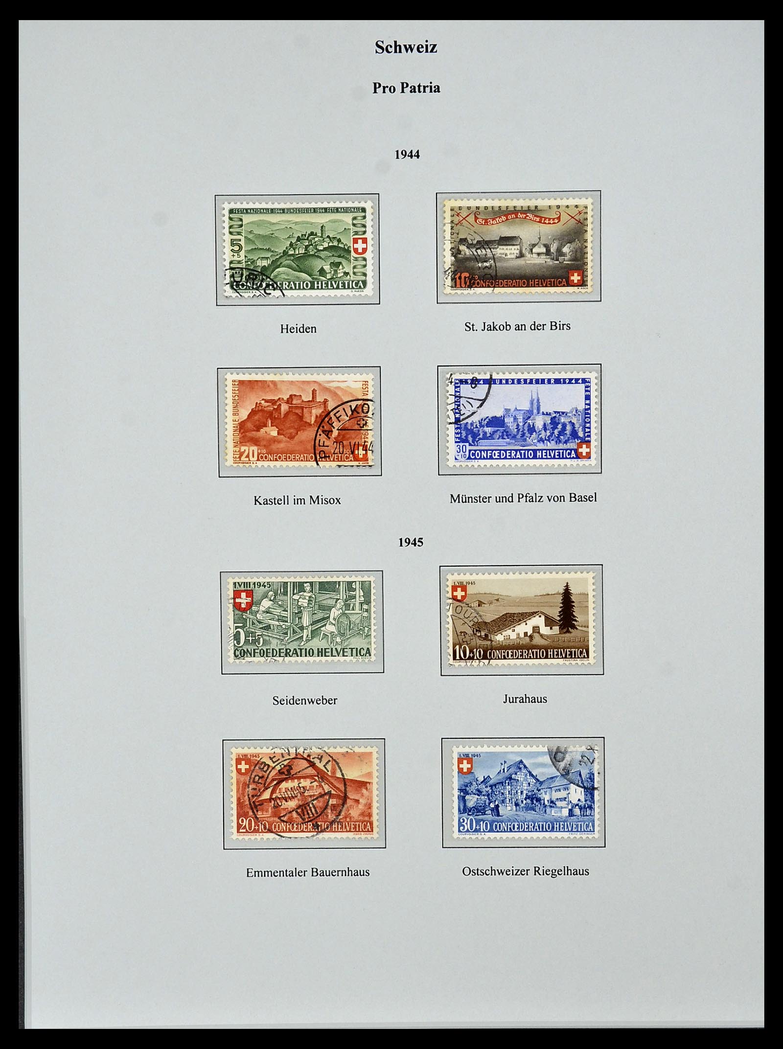 34244 432 - Postzegelverzameling 34244 Zwitserland 1822(!)-1989.