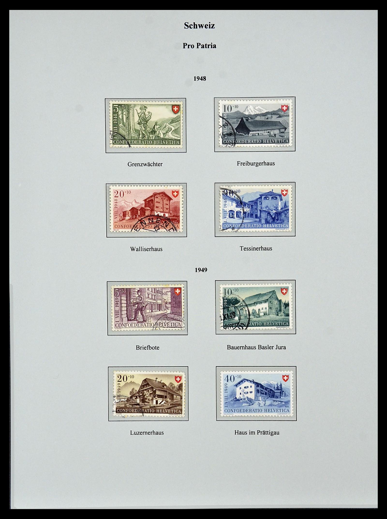 34244 434 - Postzegelverzameling 34244 Zwitserland 1822(!)-1989.