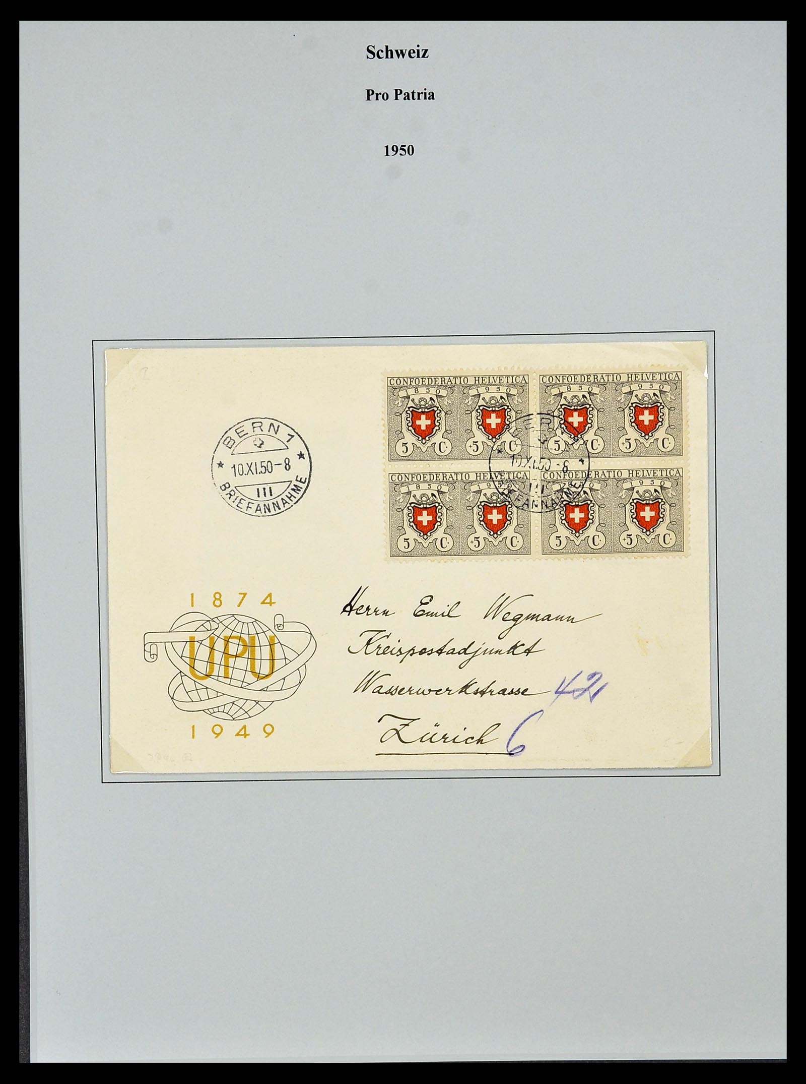 34244 436 - Postzegelverzameling 34244 Zwitserland 1822(!)-1989.