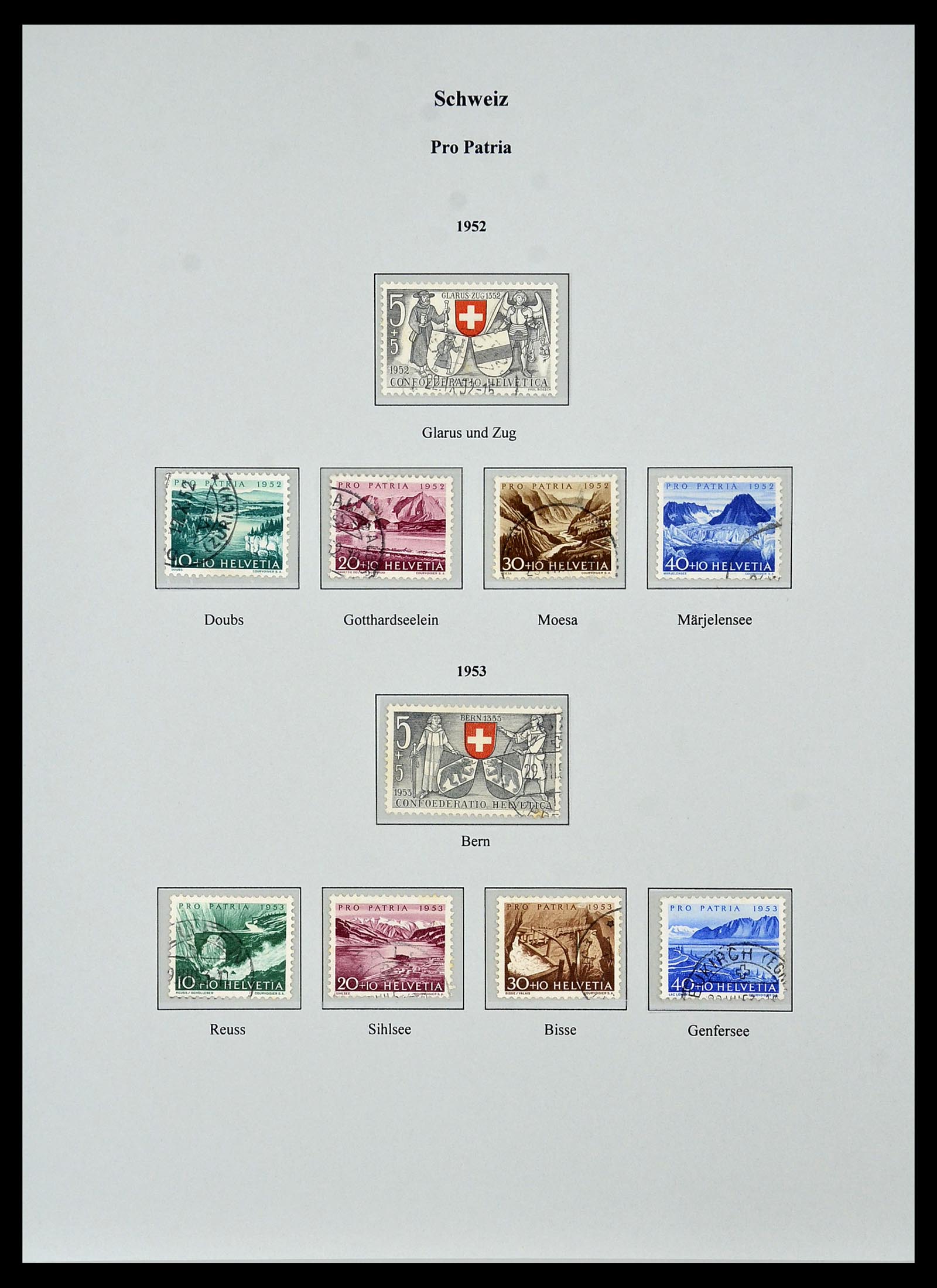 34244 437 - Stamp collection 34244 Switzerland 1822(!)-1989.