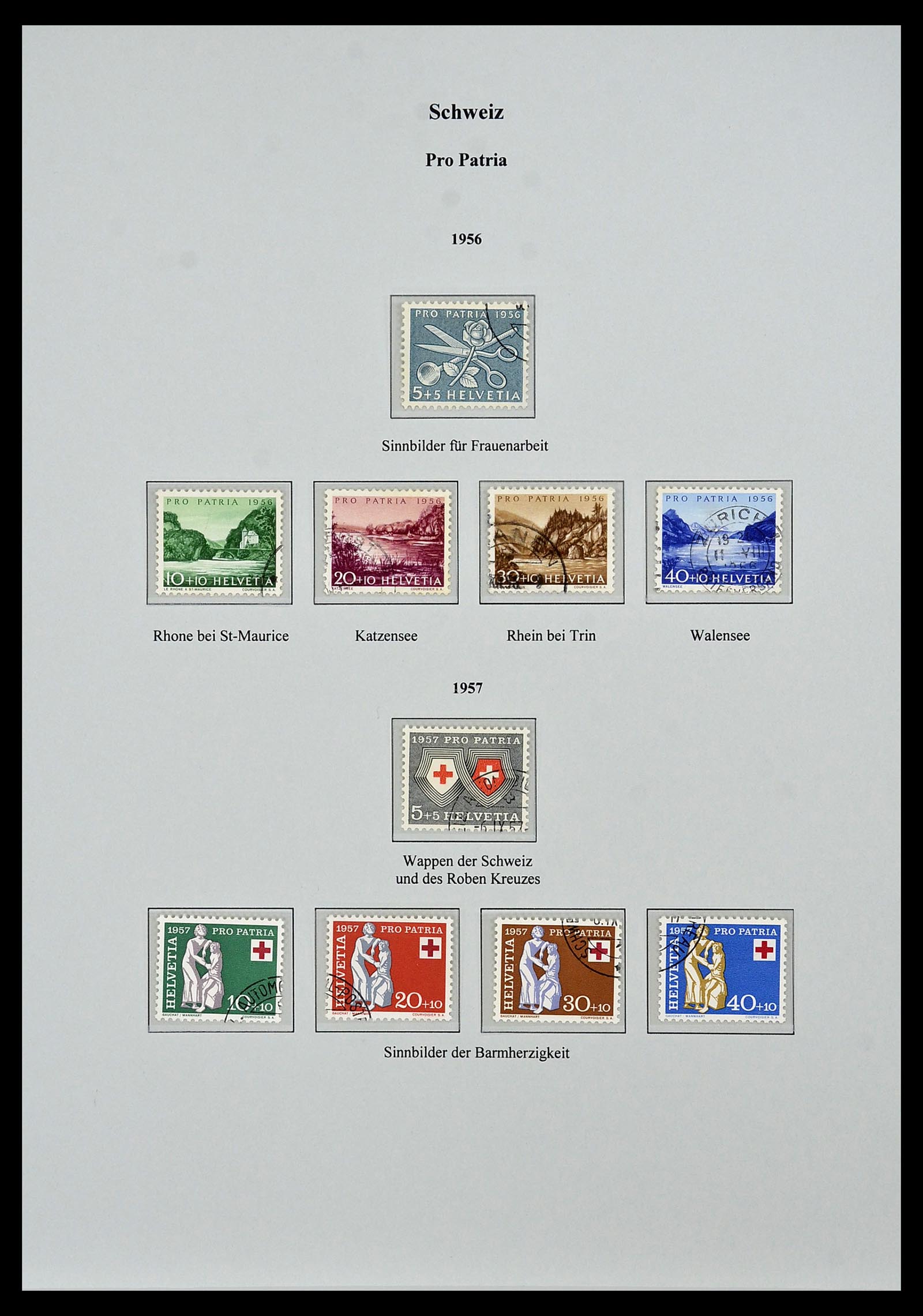 34244 439 - Stamp collection 34244 Switzerland 1822(!)-1989.