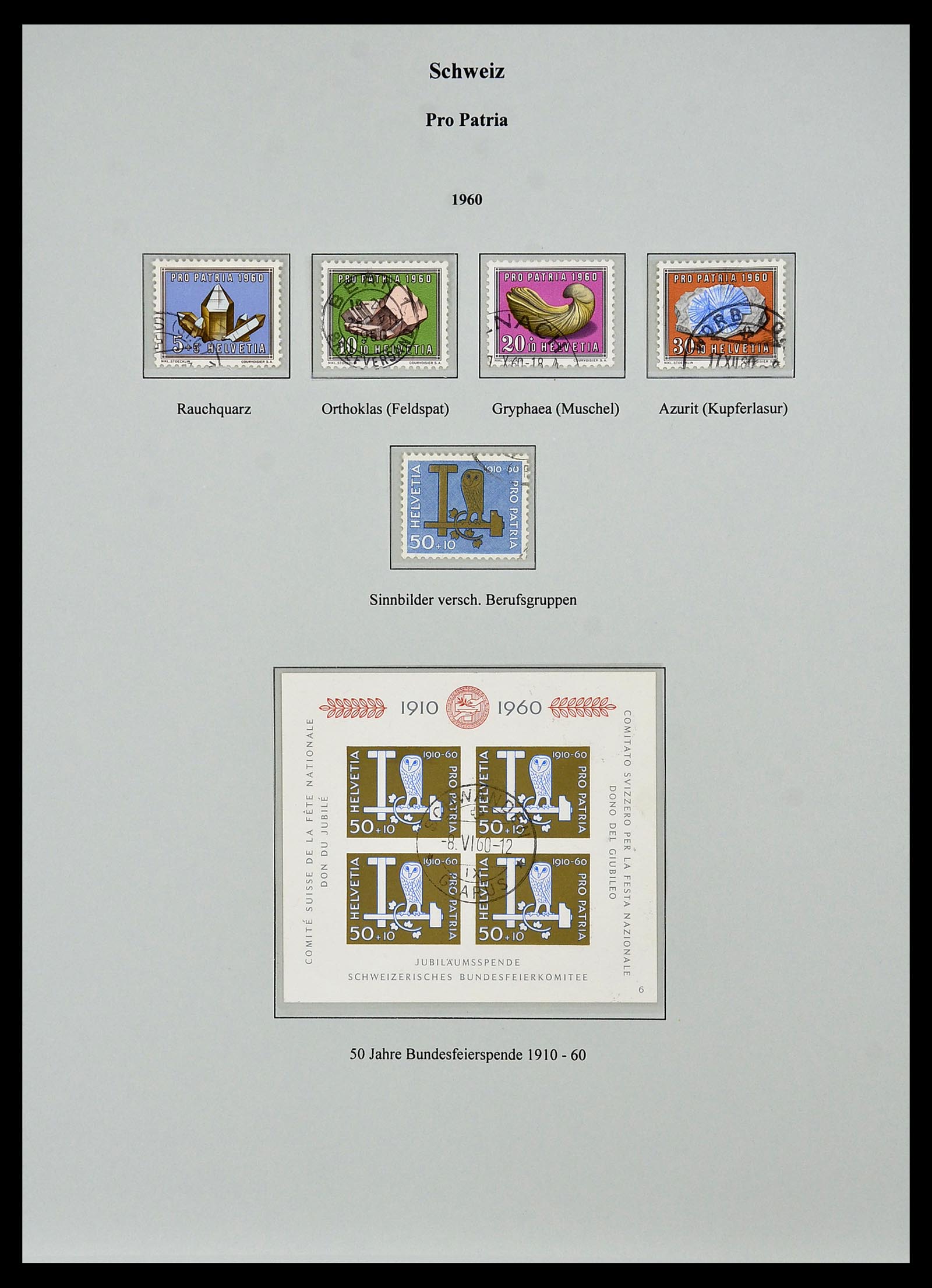 34244 441 - Stamp collection 34244 Switzerland 1822(!)-1989.