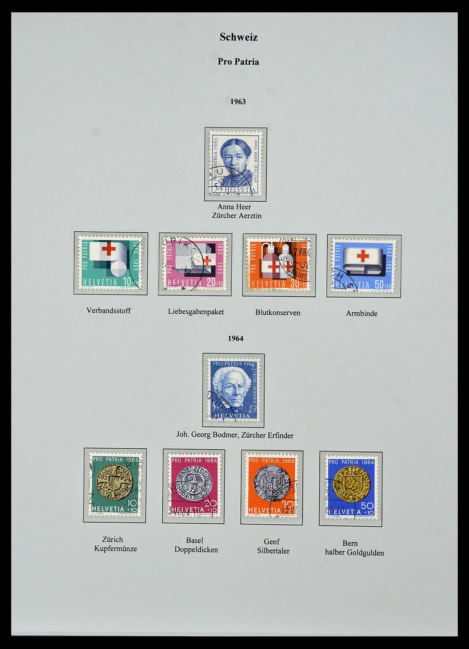 34244 443 - Stamp collection 34244 Switzerland 1822(!)-1989.
