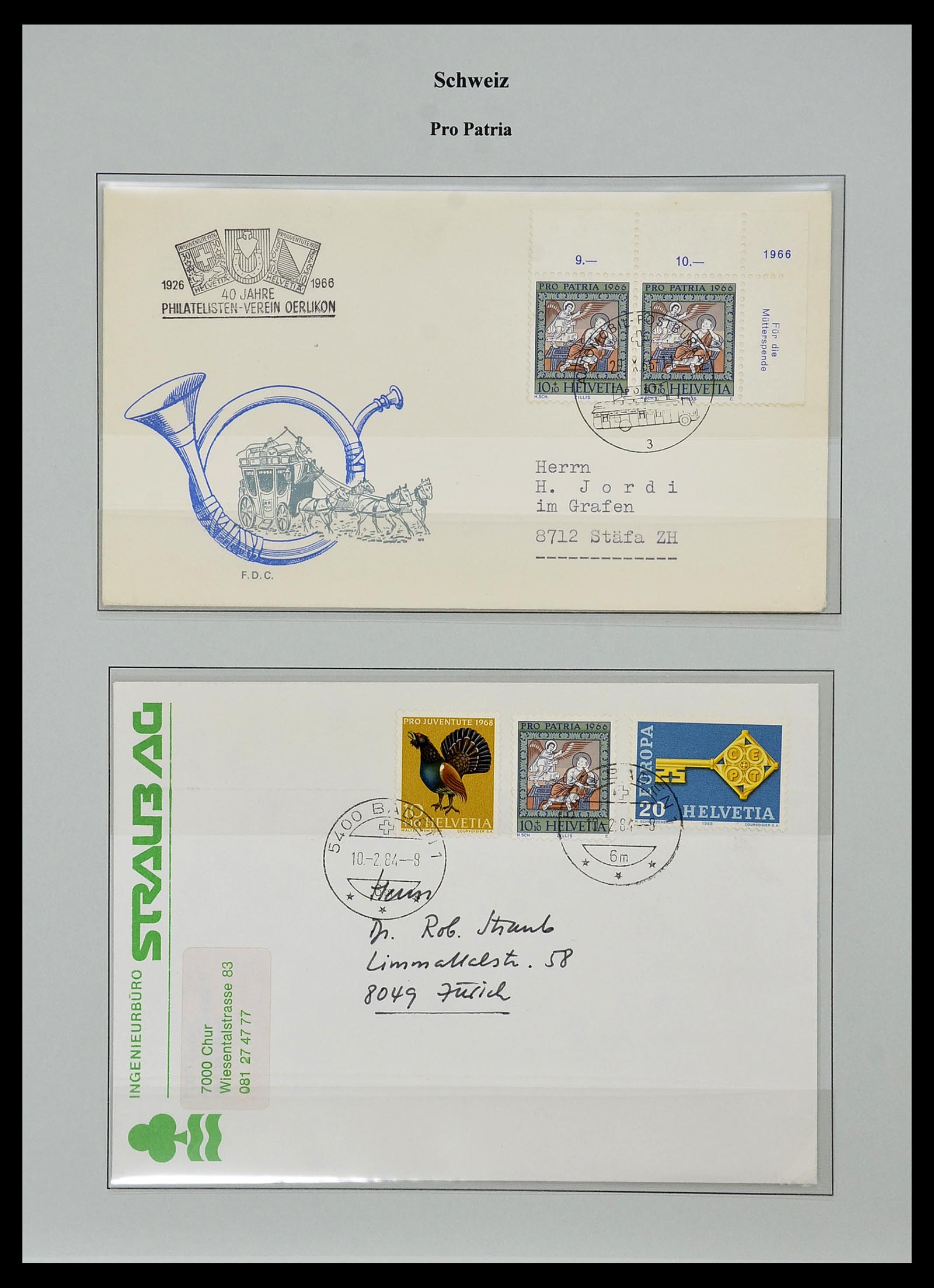 34244 449 - Stamp collection 34244 Switzerland 1822(!)-1989.
