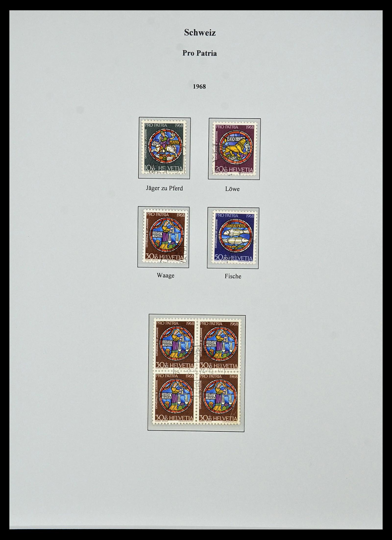 34244 452 - Stamp collection 34244 Switzerland 1822(!)-1989.