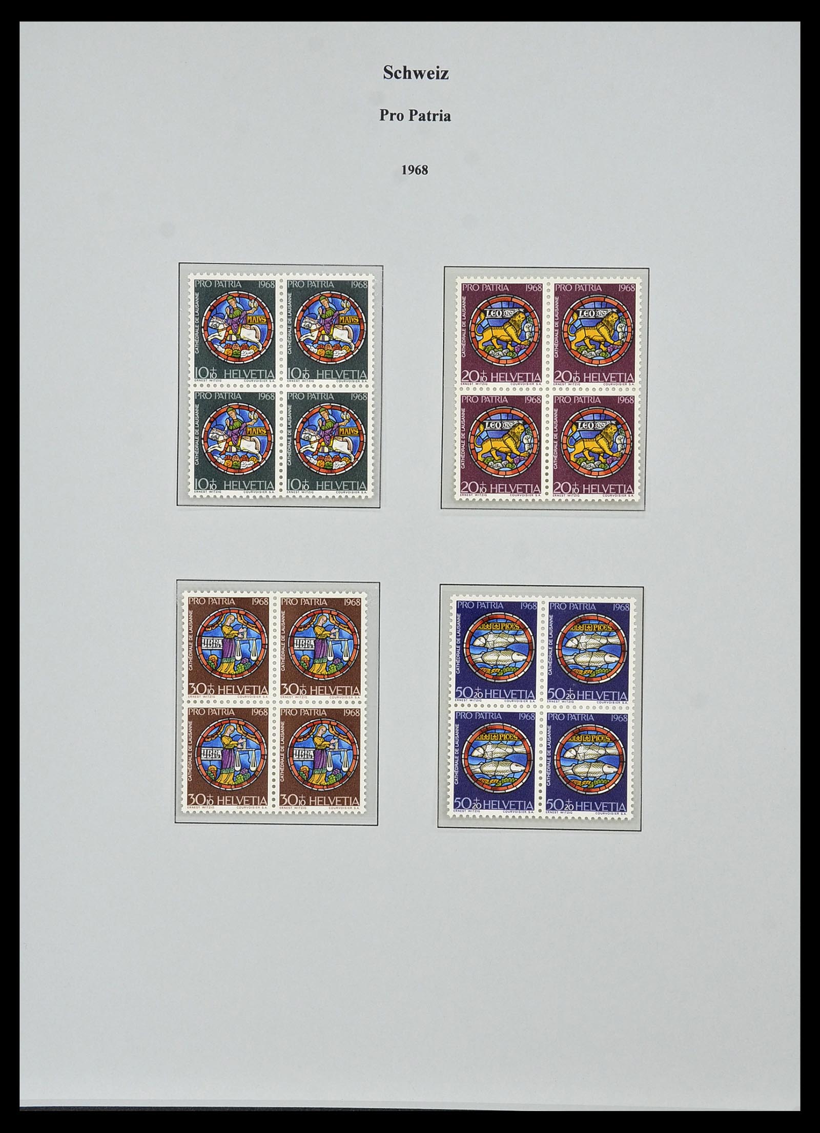 34244 453 - Stamp collection 34244 Switzerland 1822(!)-1989.