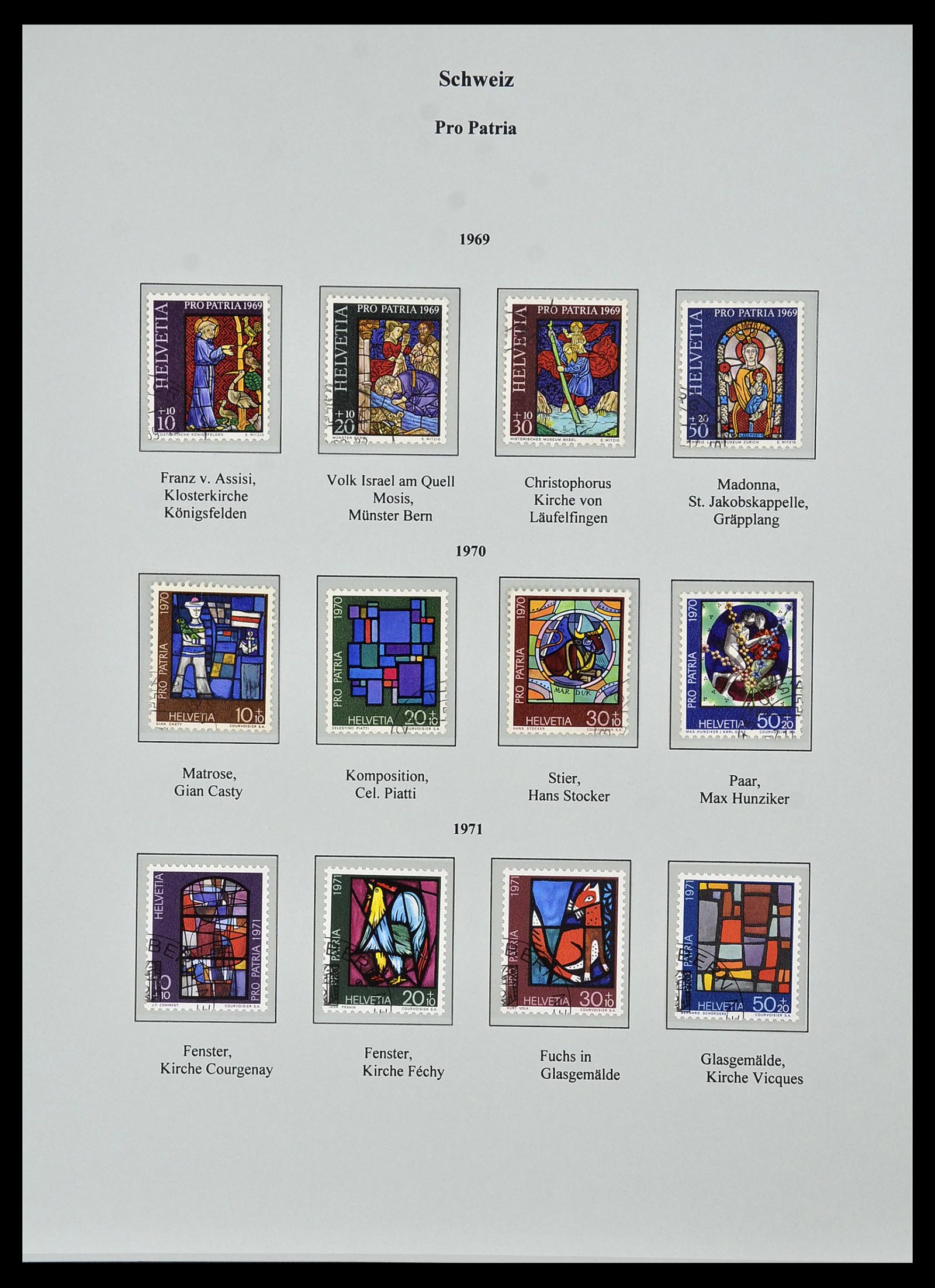 34244 454 - Stamp collection 34244 Switzerland 1822(!)-1989.
