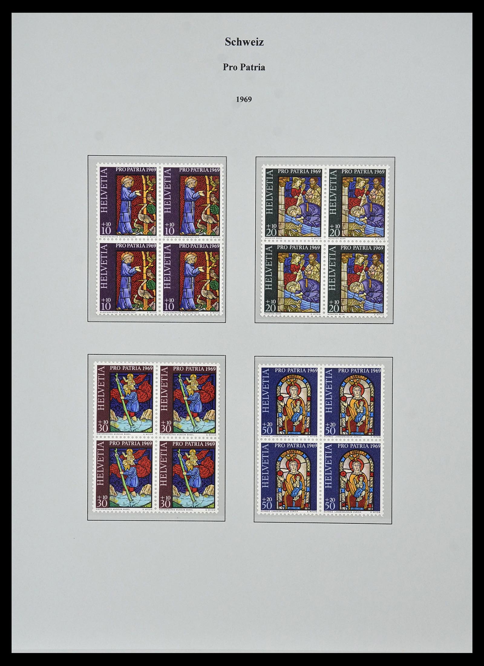 34244 455 - Stamp collection 34244 Switzerland 1822(!)-1989.