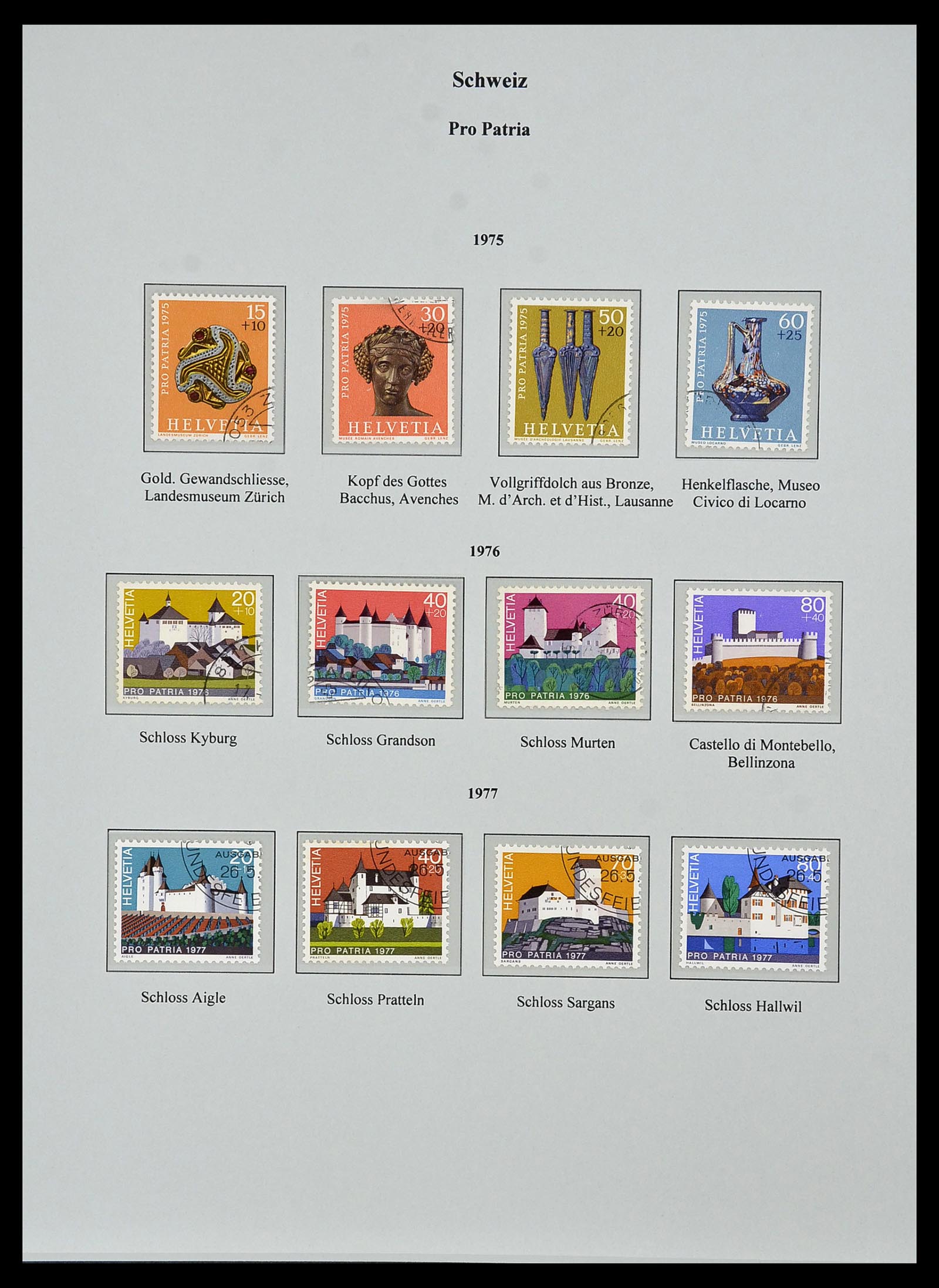 34244 460 - Stamp collection 34244 Switzerland 1822(!)-1989.