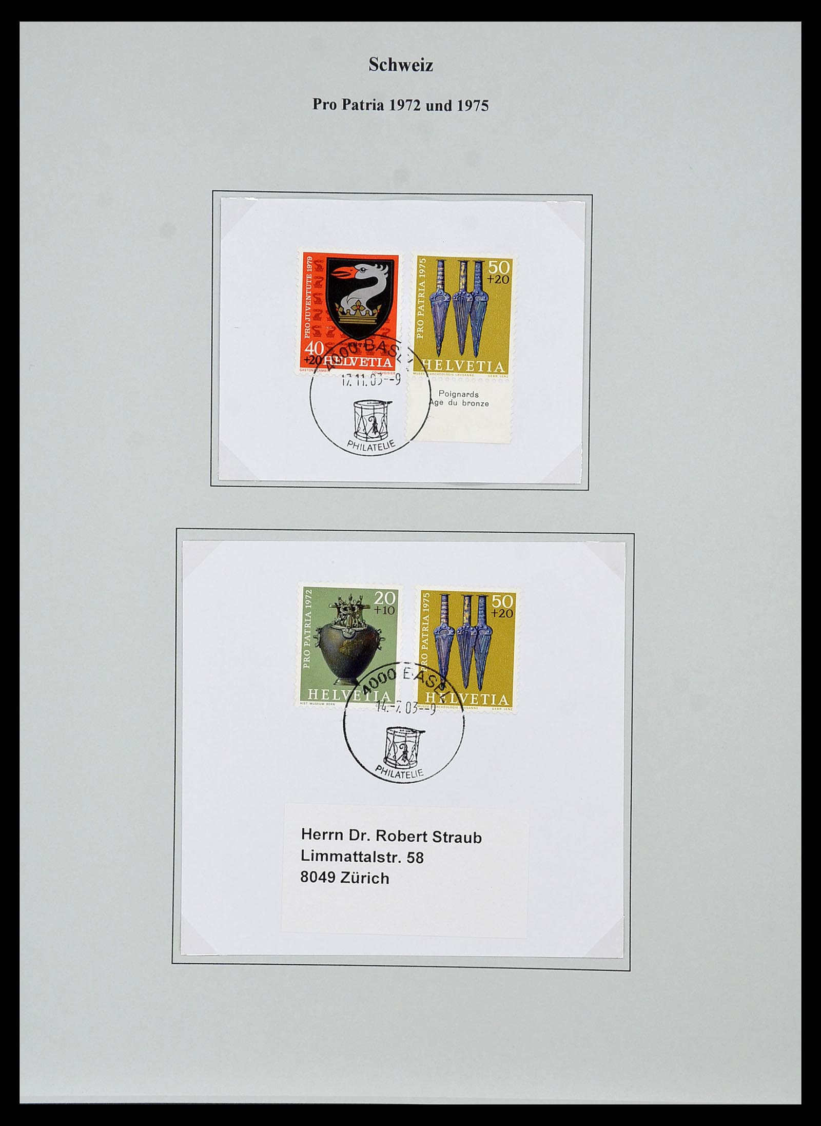 34244 461 - Stamp collection 34244 Switzerland 1822(!)-1989.