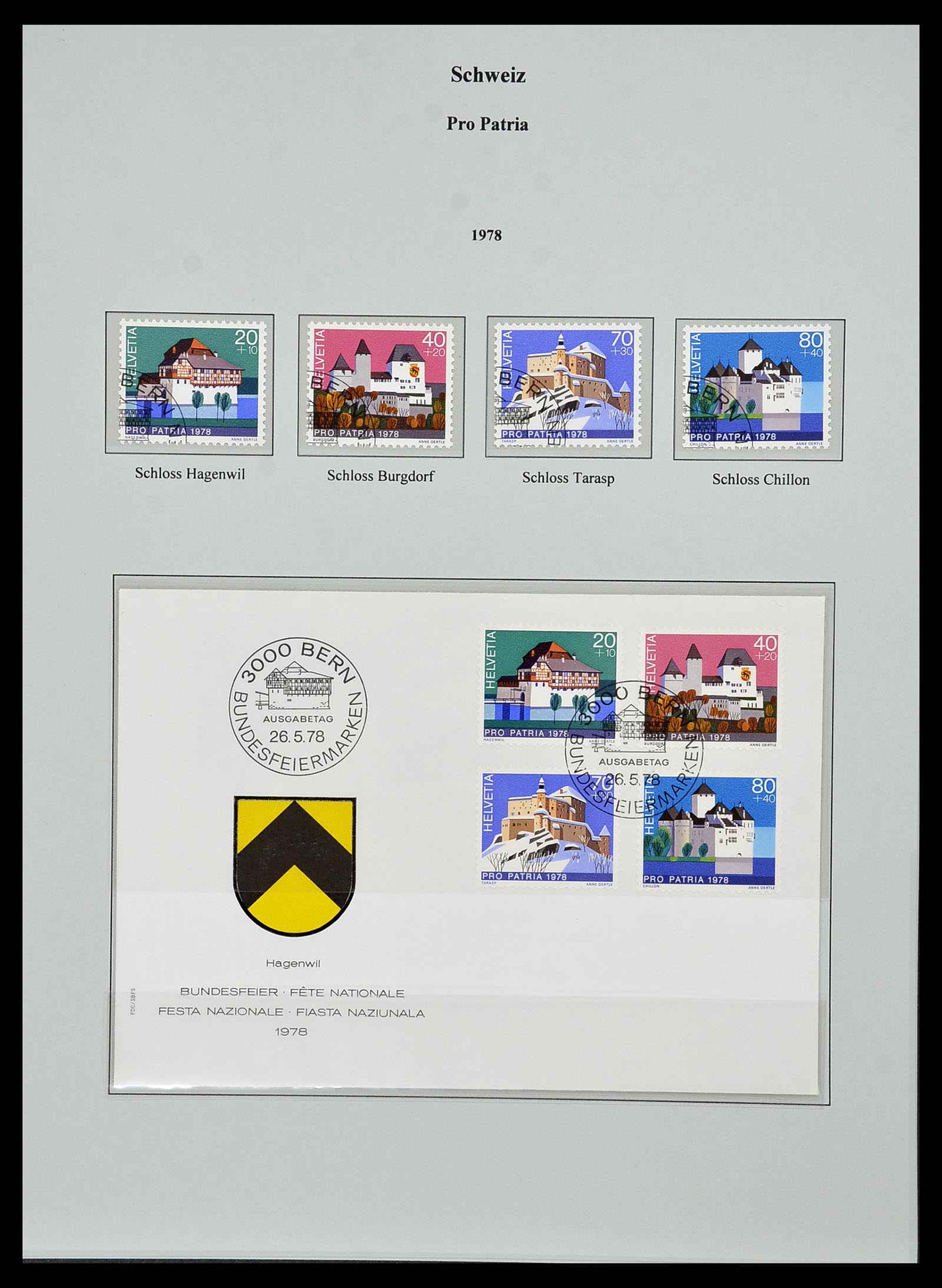 34244 463 - Postzegelverzameling 34244 Zwitserland 1822(!)-1989.
