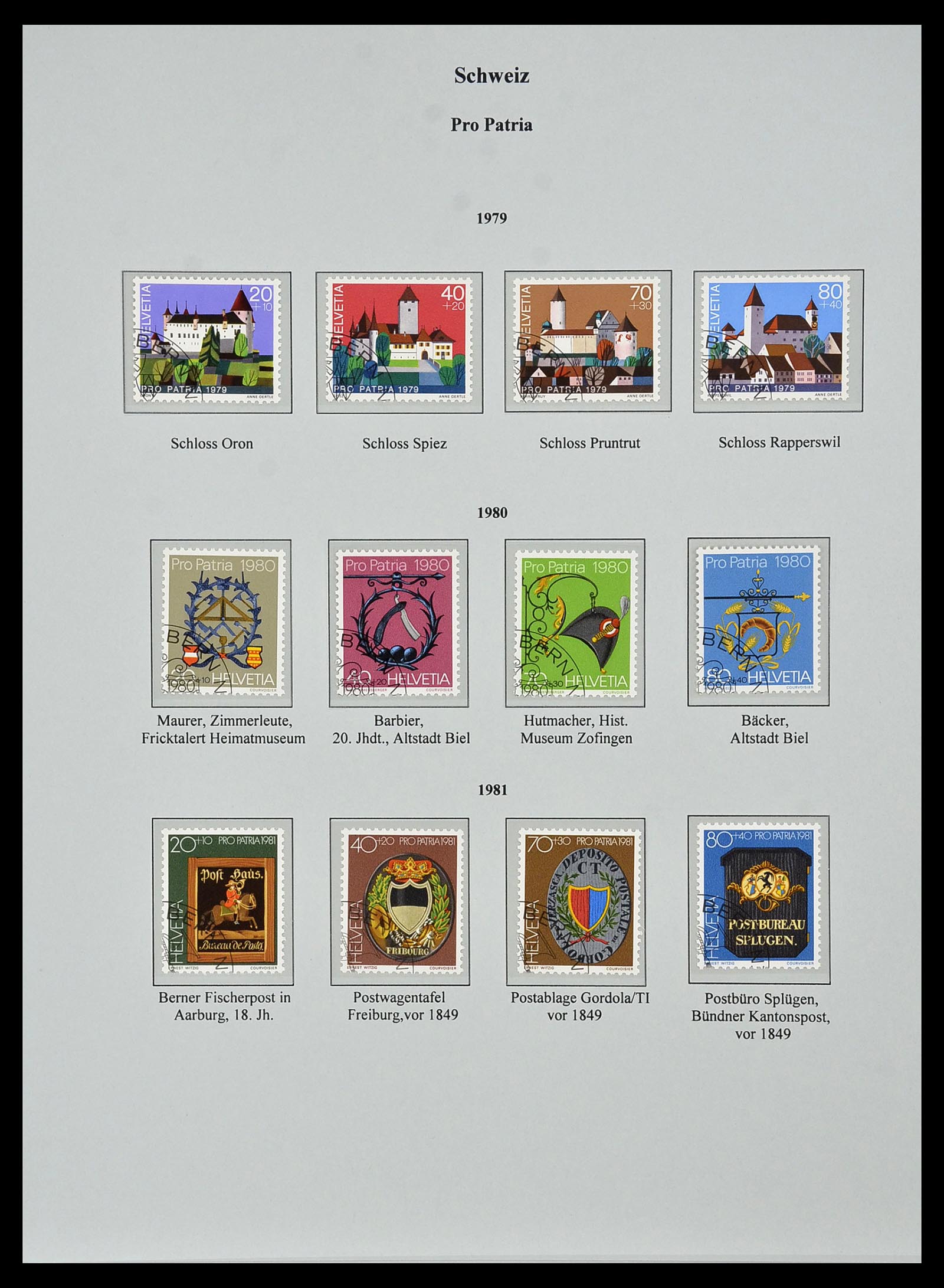 34244 464 - Stamp collection 34244 Switzerland 1822(!)-1989.