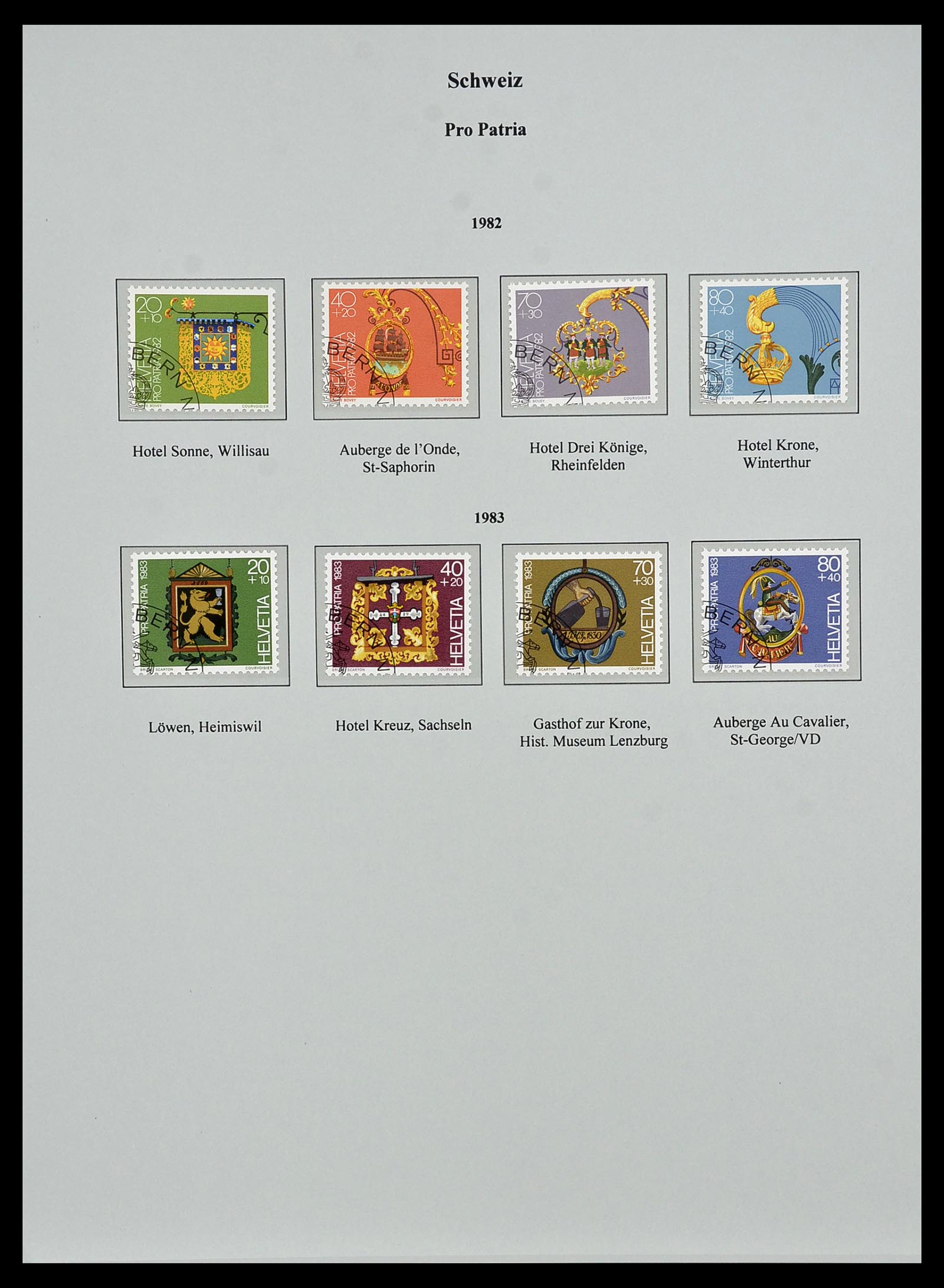34244 466 - Stamp collection 34244 Switzerland 1822(!)-1989.