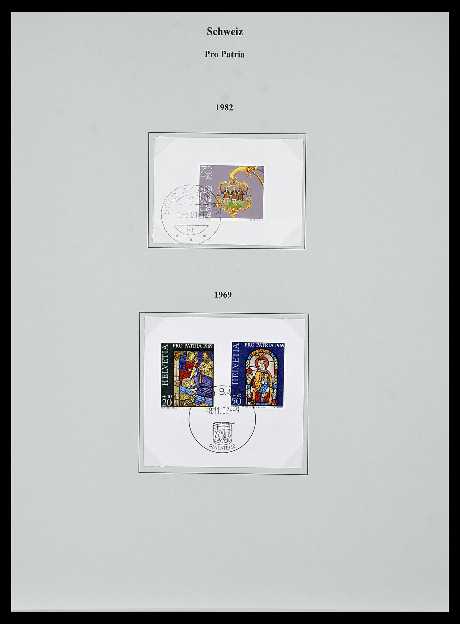 34244 467 - Postzegelverzameling 34244 Zwitserland 1822(!)-1989.