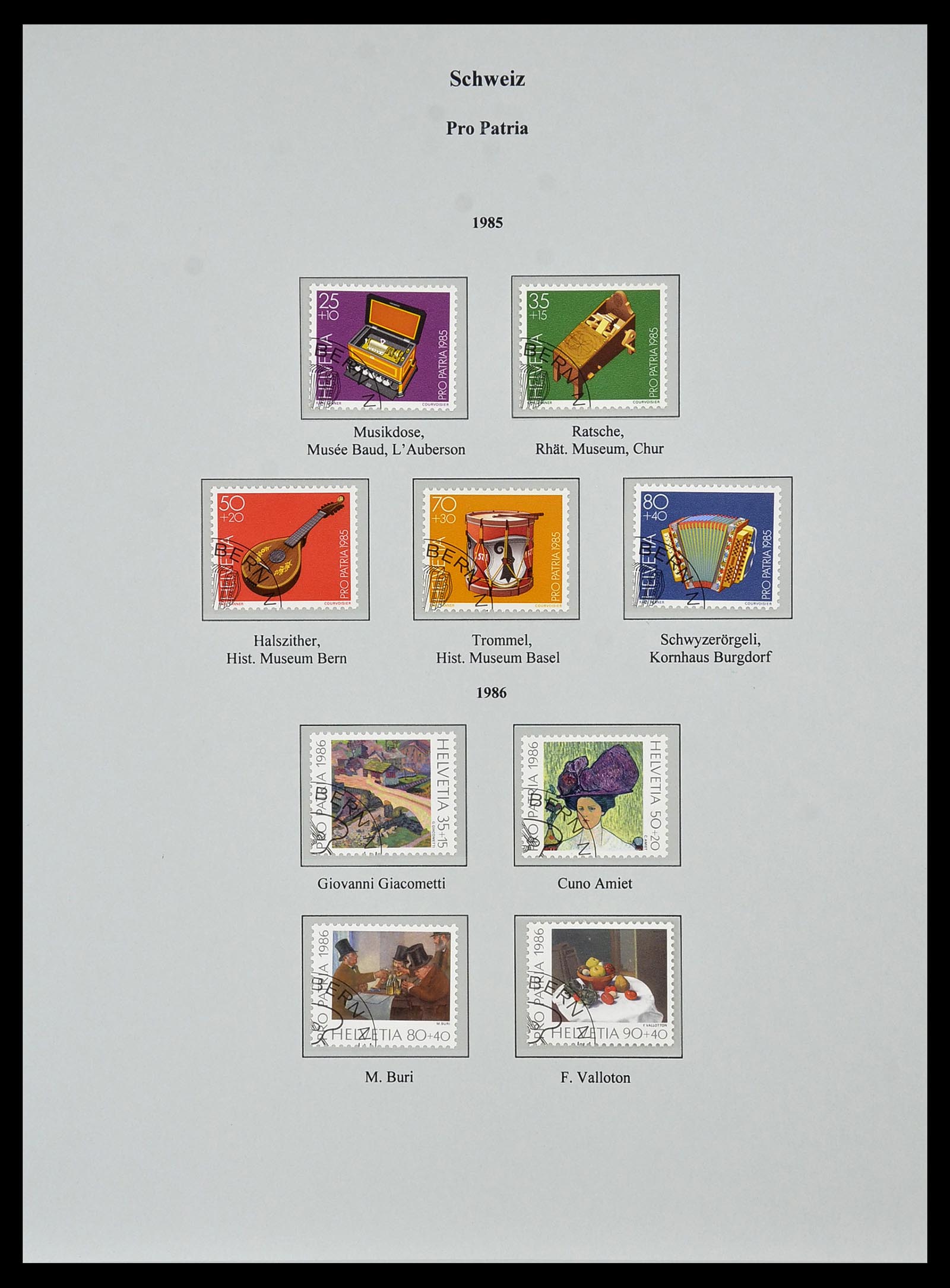 34244 469 - Stamp collection 34244 Switzerland 1822(!)-1989.