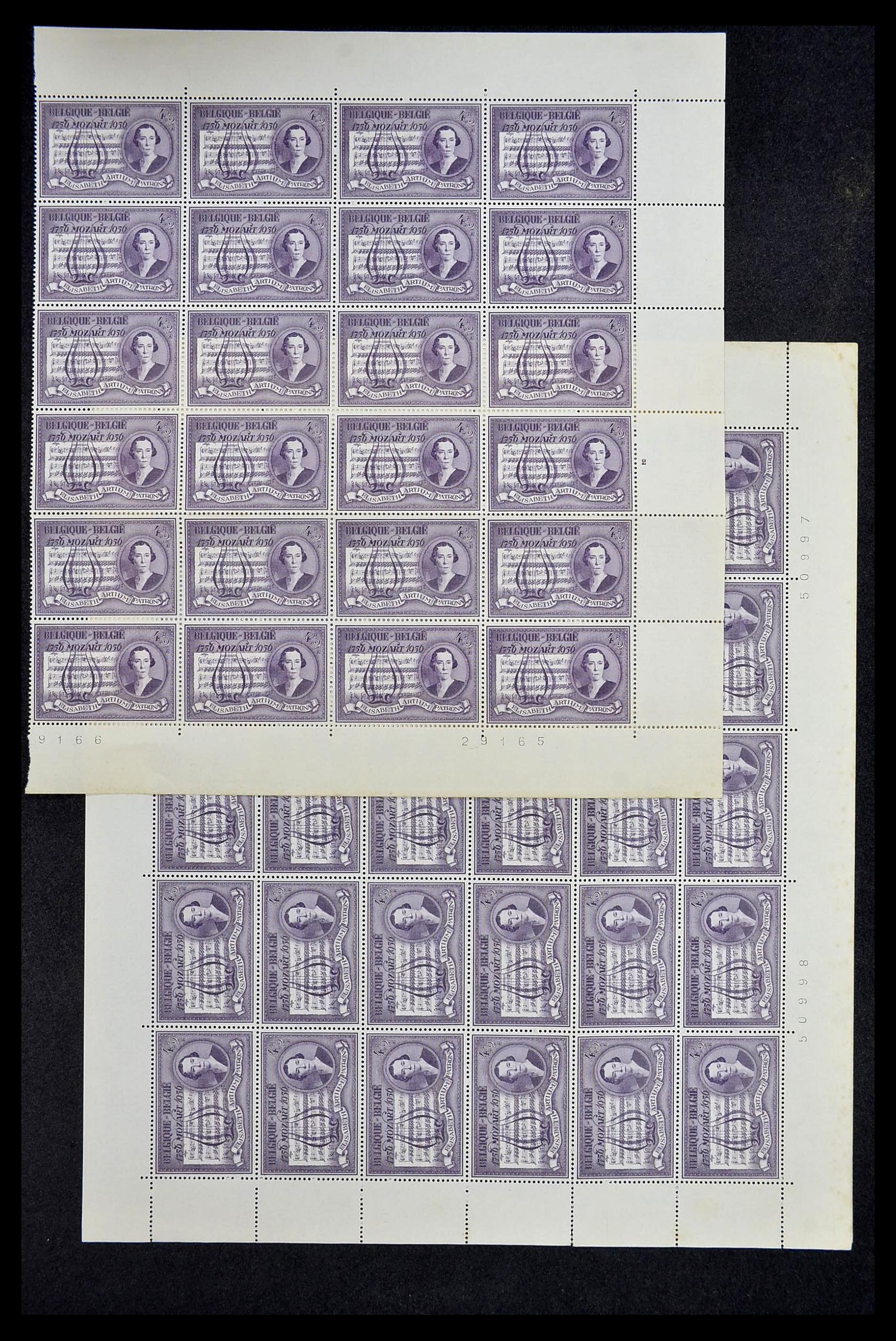 34246 002 - Stamp collection 34246 Belgium 1957-1963.