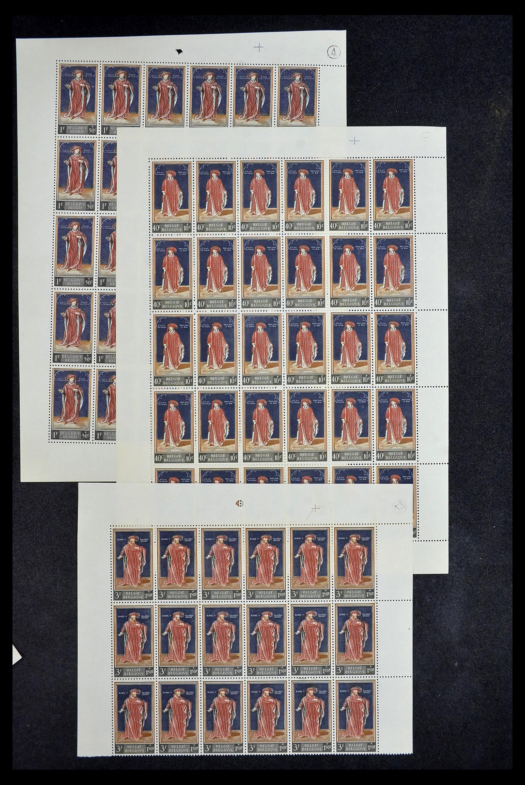 34246 005 - Stamp collection 34246 Belgium 1957-1963.