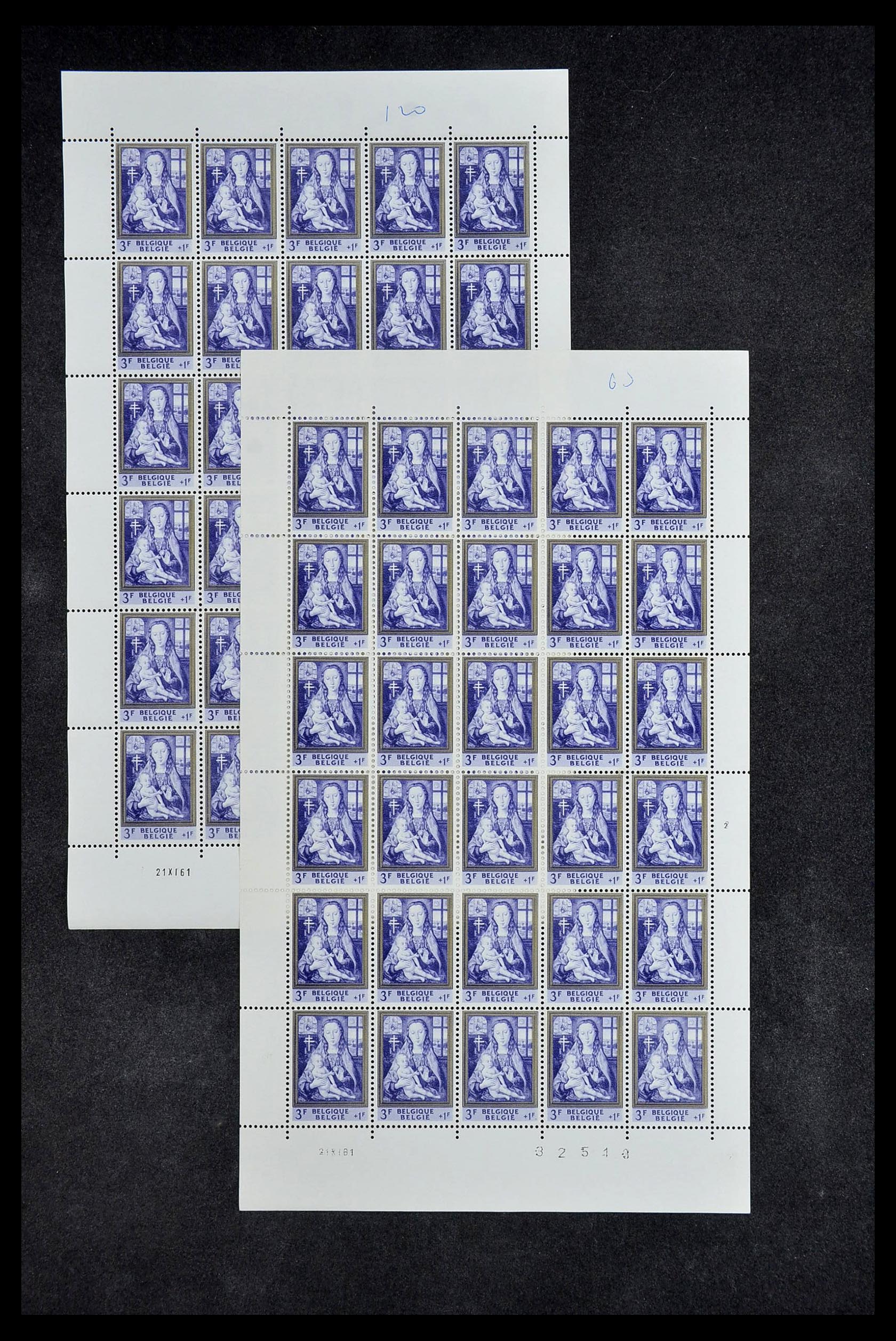 34246 011 - Postzegelverzameling 34246 België 1957-1963.