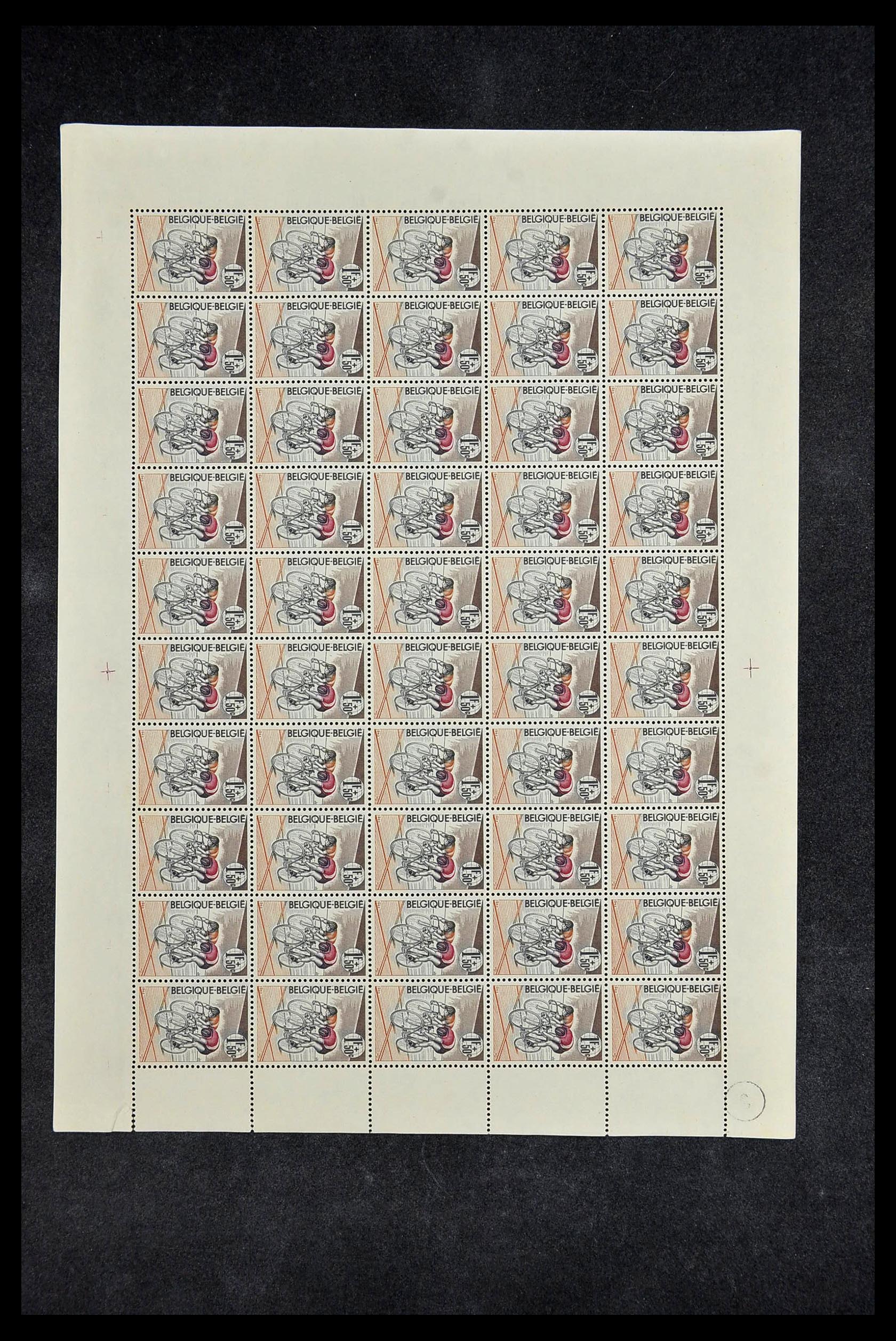 34246 017 - Stamp collection 34246 Belgium 1957-1963.