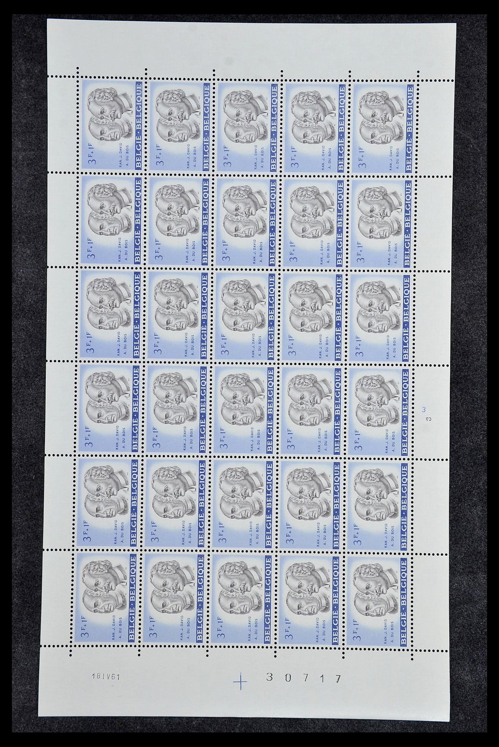 34246 021 - Postzegelverzameling 34246 België 1957-1963.