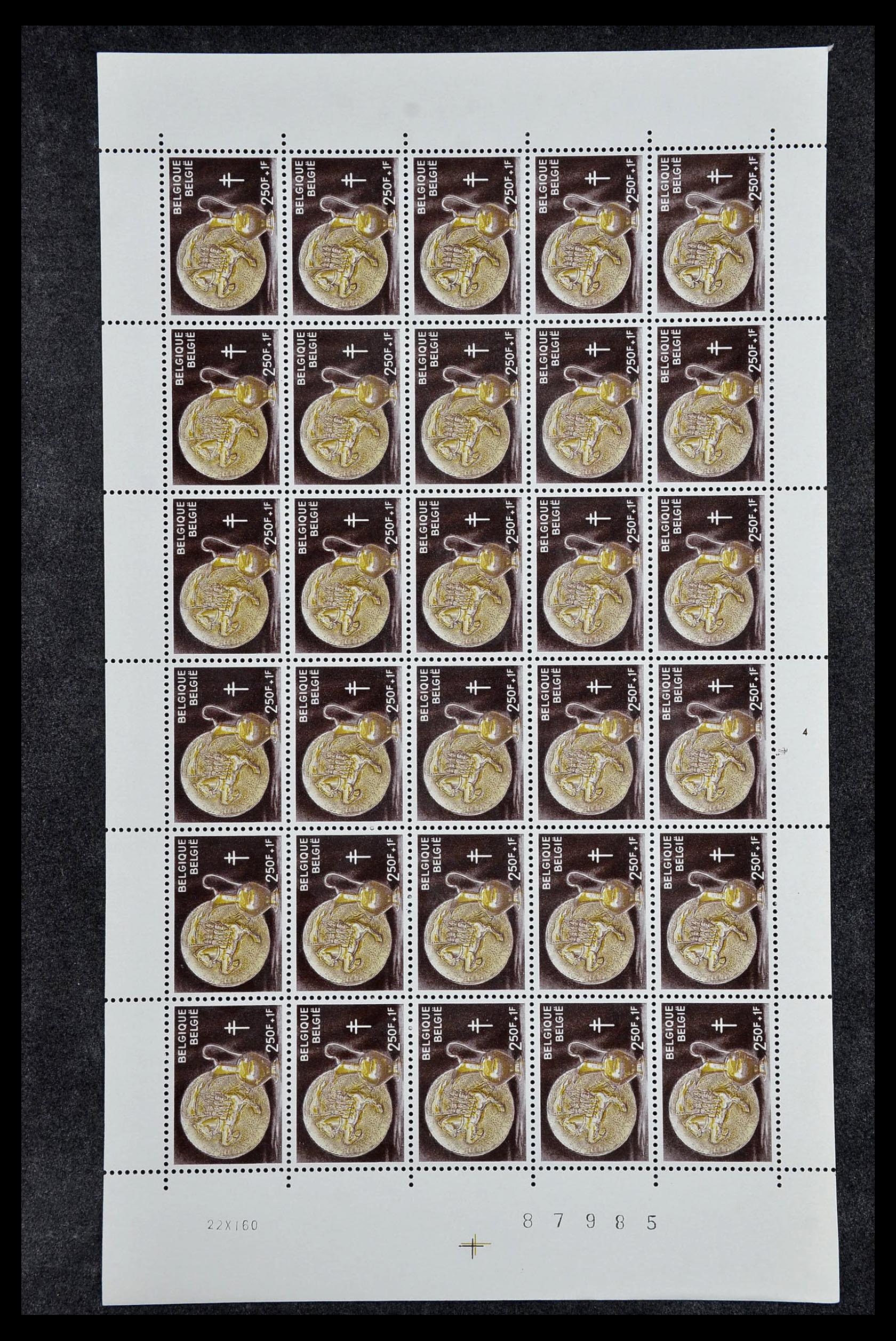 34246 025 - Postzegelverzameling 34246 België 1957-1963.