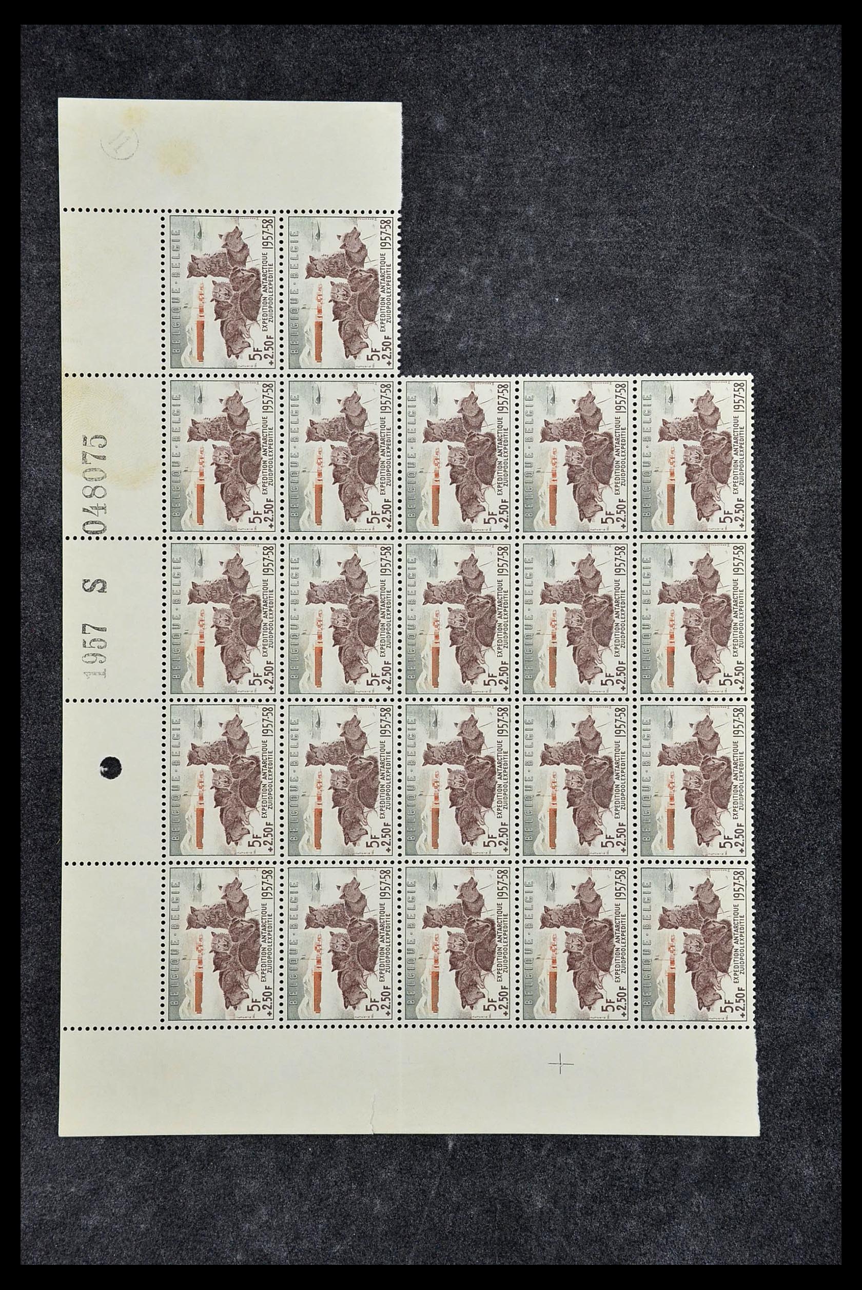 34246 035 - Postzegelverzameling 34246 België 1957-1963.