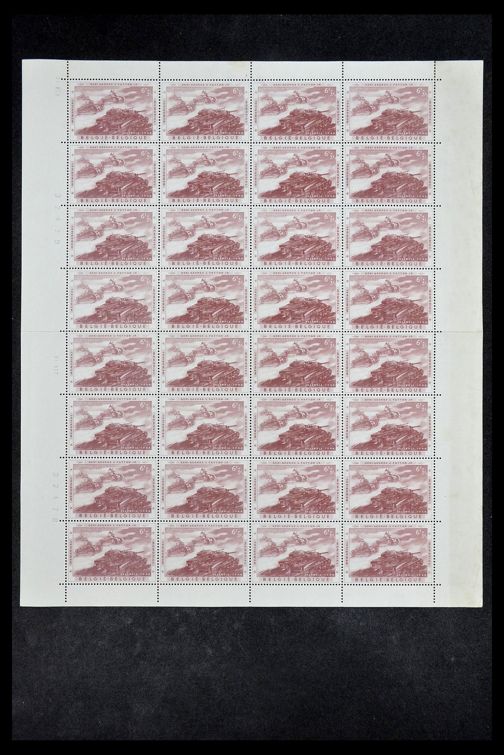 34246 036 - Postzegelverzameling 34246 België 1957-1963.
