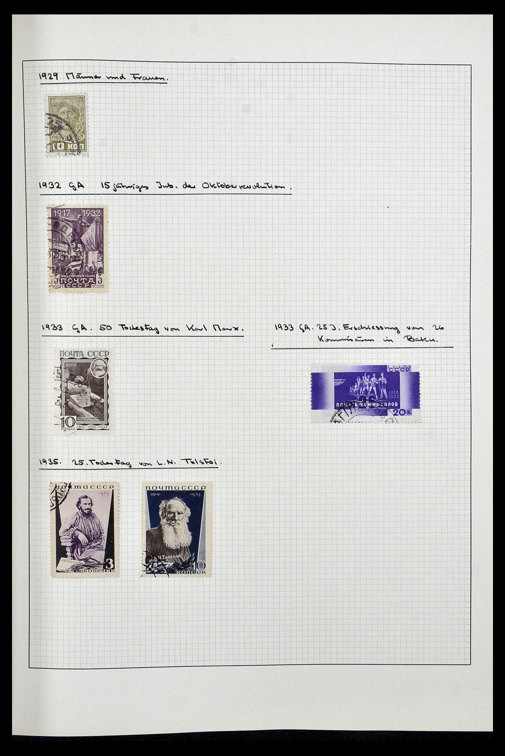 34251 010 - Postzegelverzameling 34251 Rusland 1865-1966.