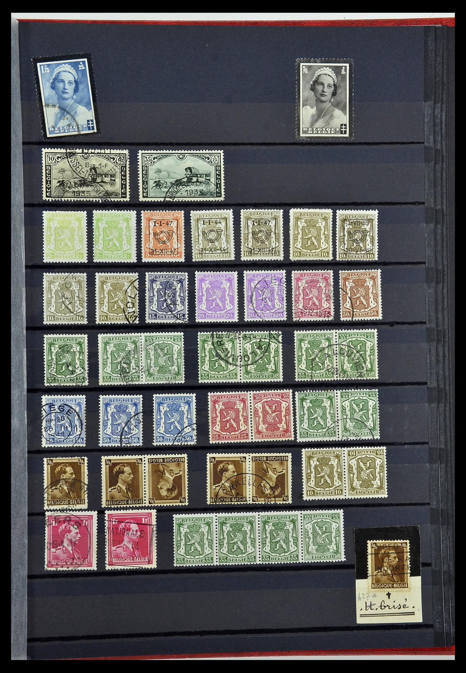 34252 002 - Stamp collection 34252 Belgium 1849-2000.