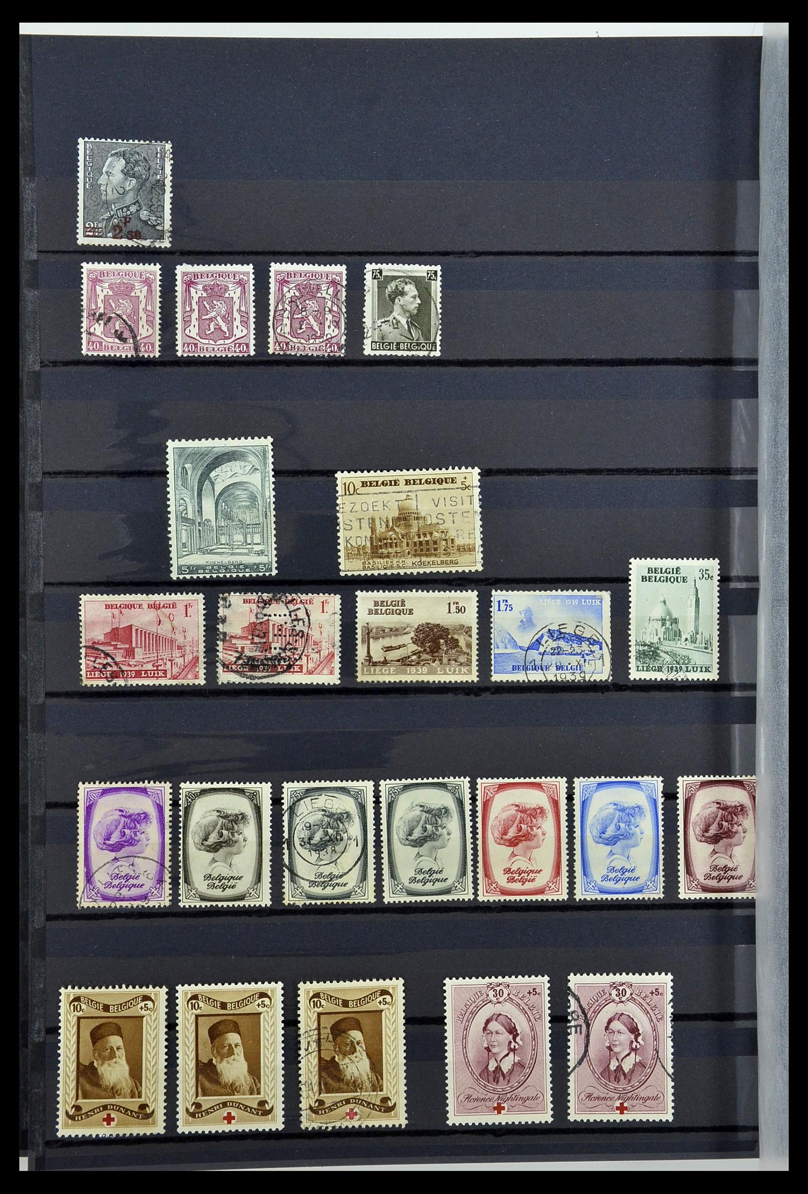 34252 005 - Stamp collection 34252 Belgium 1849-2000.
