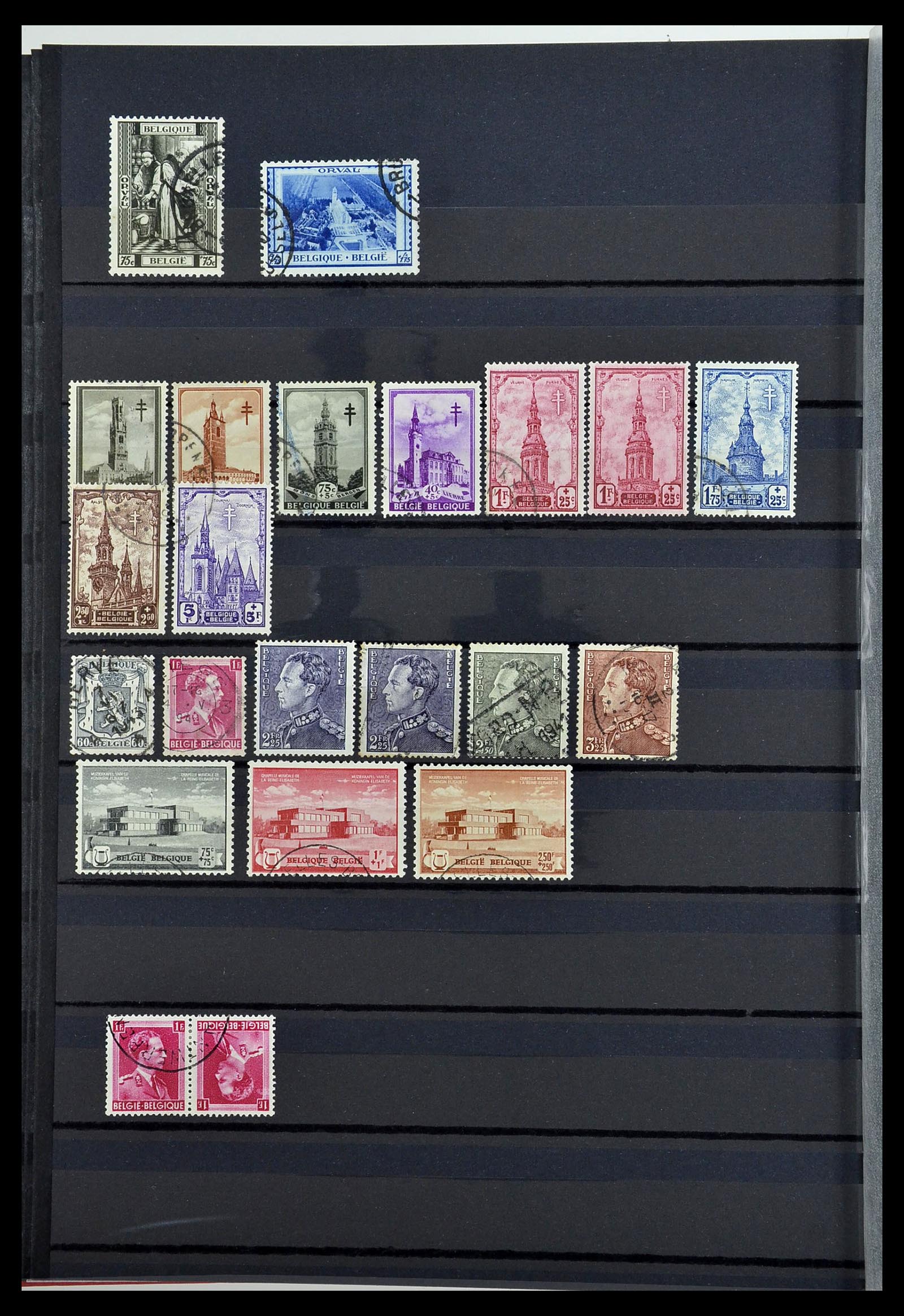 34252 007 - Stamp collection 34252 Belgium 1849-2000.