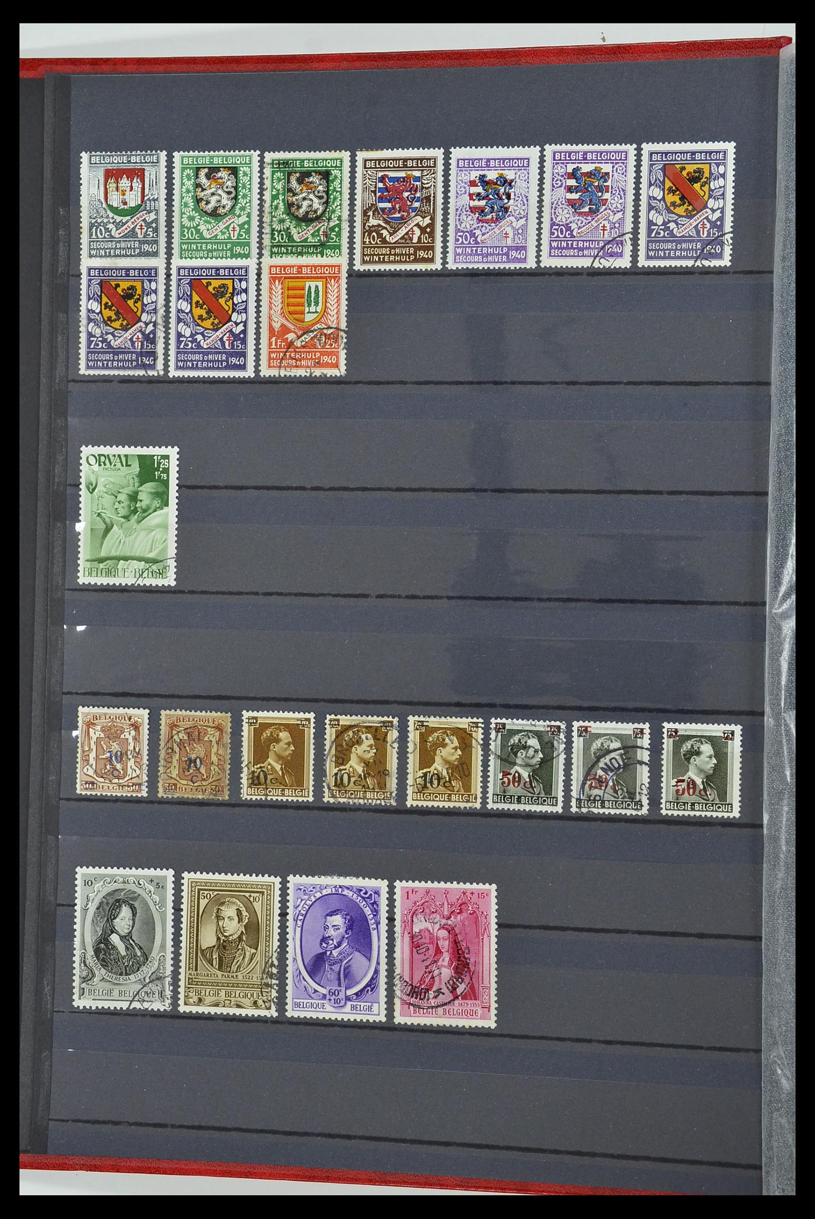 34252 008 - Stamp collection 34252 Belgium 1849-2000.