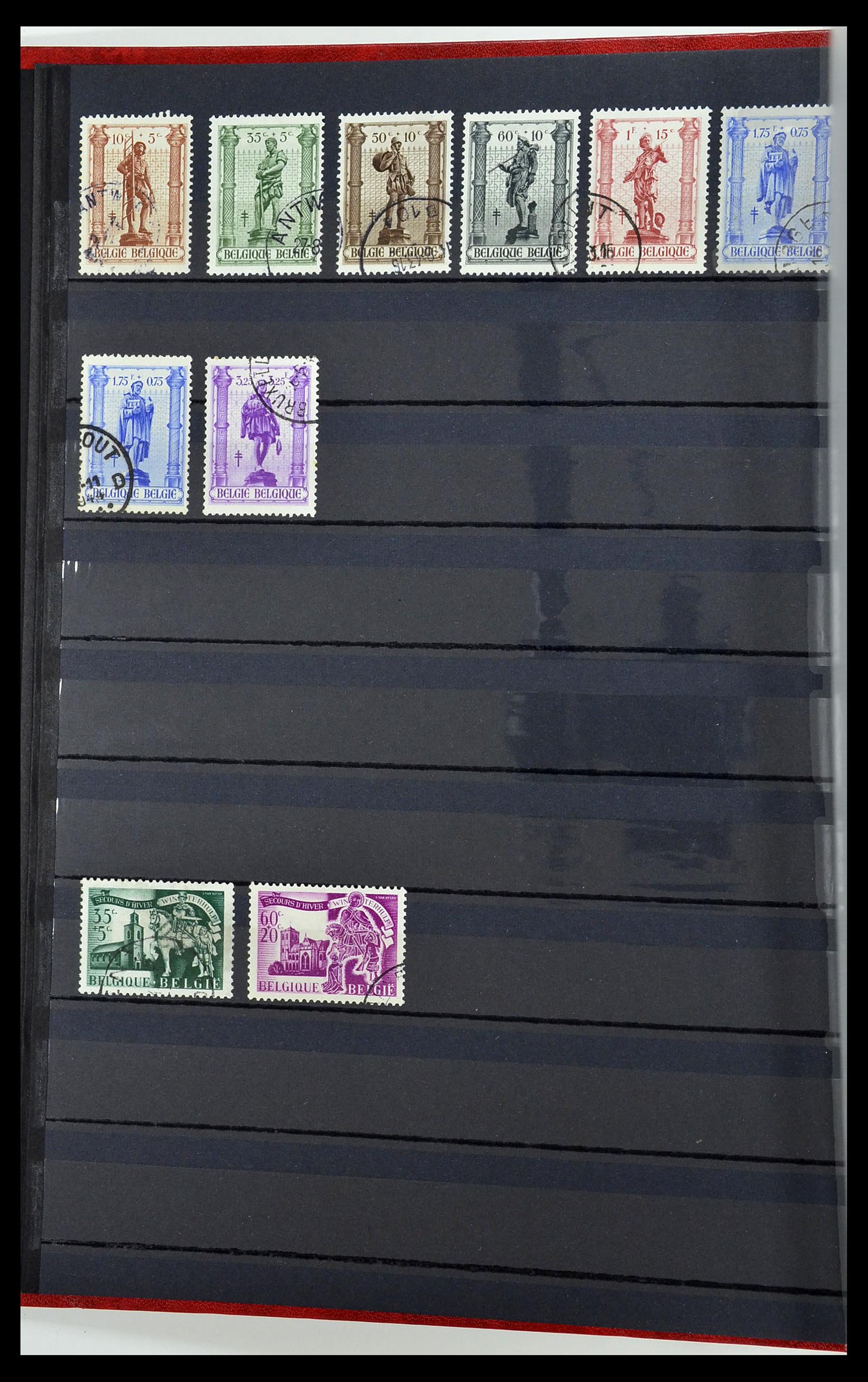 34252 010 - Stamp collection 34252 Belgium 1849-2000.