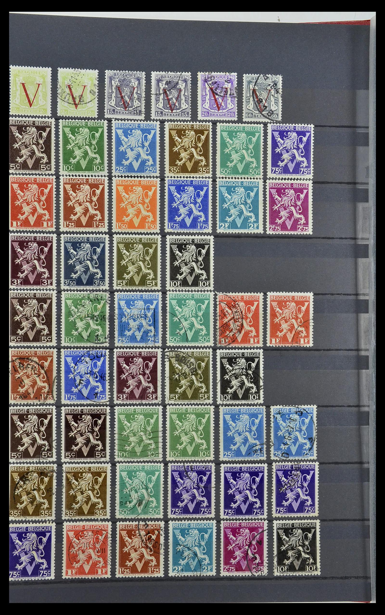 34252 012 - Stamp collection 34252 Belgium 1849-2000.